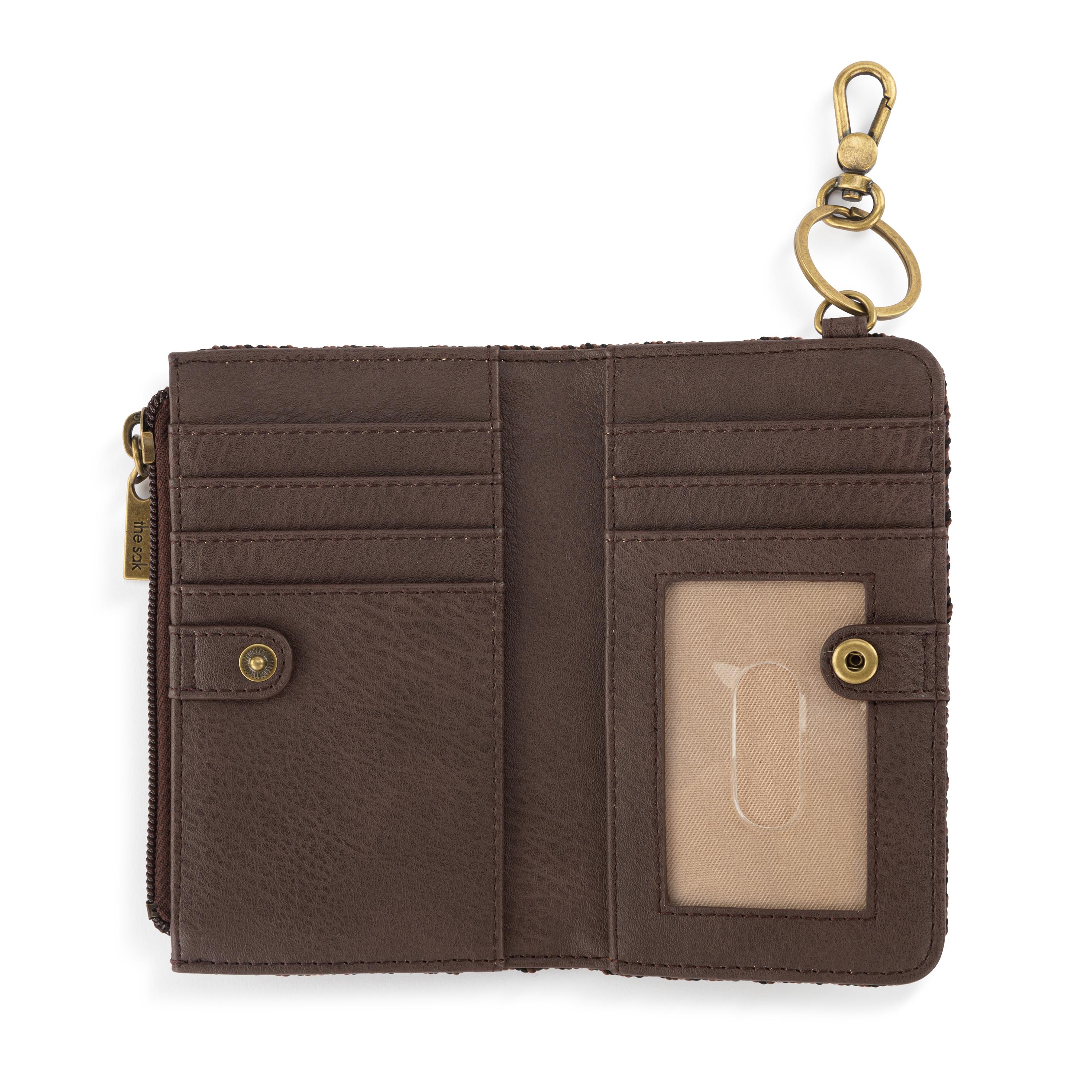 Hand Crochet Encino Essential Wallet - Aspen Stripe Design for Men & Women | Perfect for Travel, Everyday Use & Gift Giving