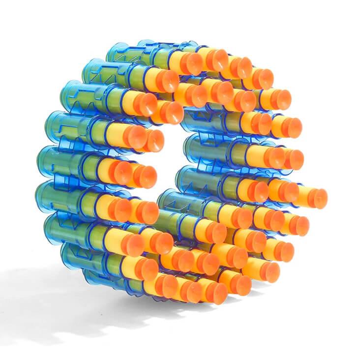 JF M2 Electric Soft Bullet Dart Blaster Toy Gun - High Speed Foam Dart Shooter for Kids & Adults - US Stock - Perfect for Nerf Battles, Target Practice & Outdoor Games