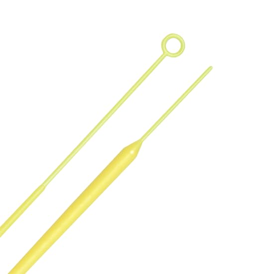 Argos L0010 Sterile Disposable Inoculating Loops & Needles - 10μl Capacity, High Impact Polystyrene, Yellow (1000-Pack) - Ideal for Microbiology Labs, Cell Culture & Clinical Testing