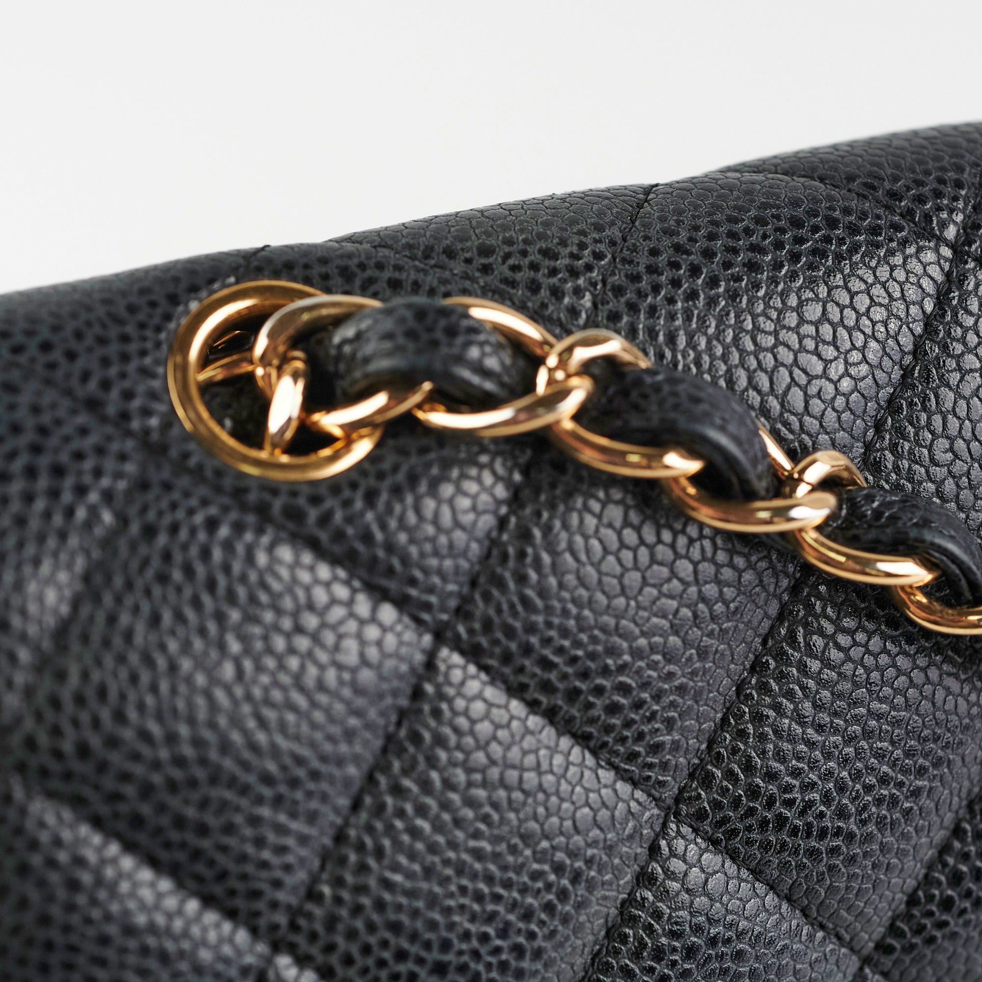 Chanel Maxi Jumbo Double Flap Bag in Black Caviar Leather - Luxury Designer Handbag for Women, Perfect for Work, Travel & Special Occasions