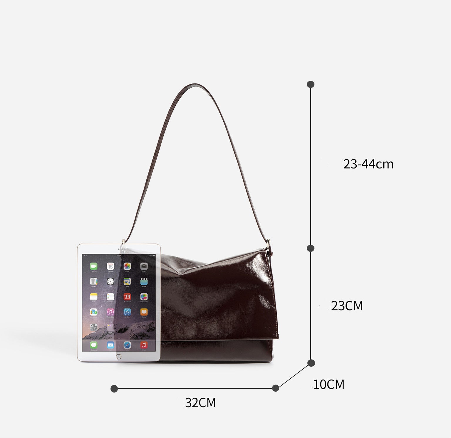 Stylish Compact Flap Shoulder Bag for Women - Lightweight Crossbody Purse with Adjustable Strap, Perfect for Travel, Work, and Everyday Use