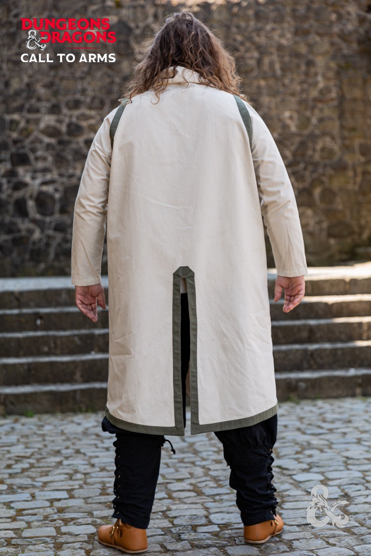 Dungeons & Dragons Cleric Tabard - Natural/Seaweed Color Fantasy Costume for Cosplay, LARP & D&D Game Nights | Perfect for Role-Playing, Halloween & Medieval Themed Events