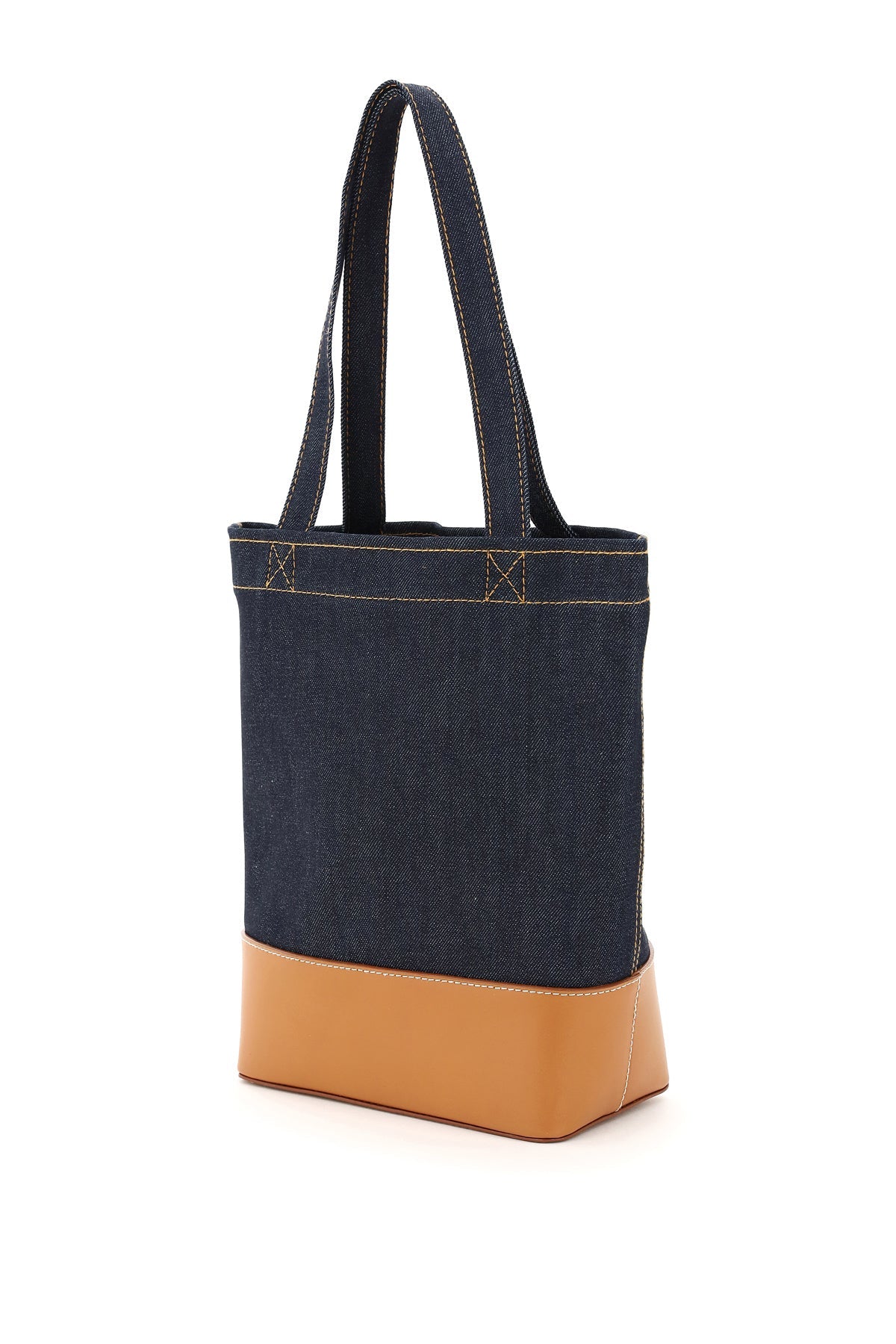 A.P.C. Axel Small Denim Tote Bag for Women - Stylish & Durable Crossbody Shoulder Bag for Work, Travel & Everyday Use