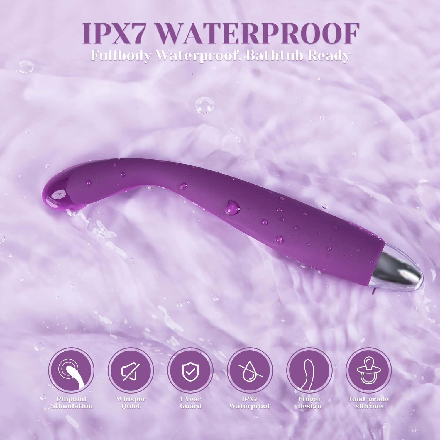 SVAKOM COCO G Spot Vibrator - Waterproof Finger Shaped Vibrator for Women with 5 Powerful Vibration Modes - Fast 8-Second Climax - Perfect for Solo Play, Couples & Sensual Massage