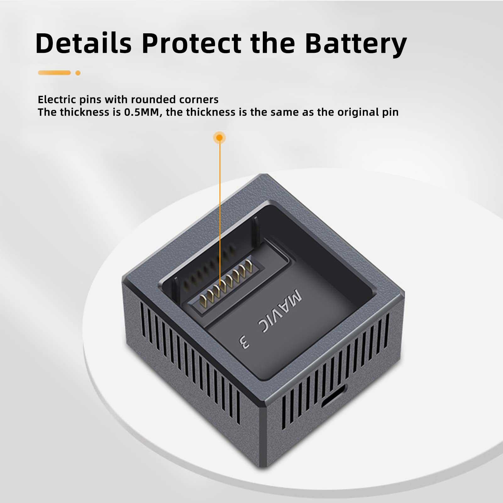 DJI Mavic 3 Fast Charging Hub - USB Smart Battery Charger with LED Display for Mavic 3 Drone Accessories | Quick Charge Multiple Batteries | Perfect for Travel, Aerial Photography & Outdoor Adventures