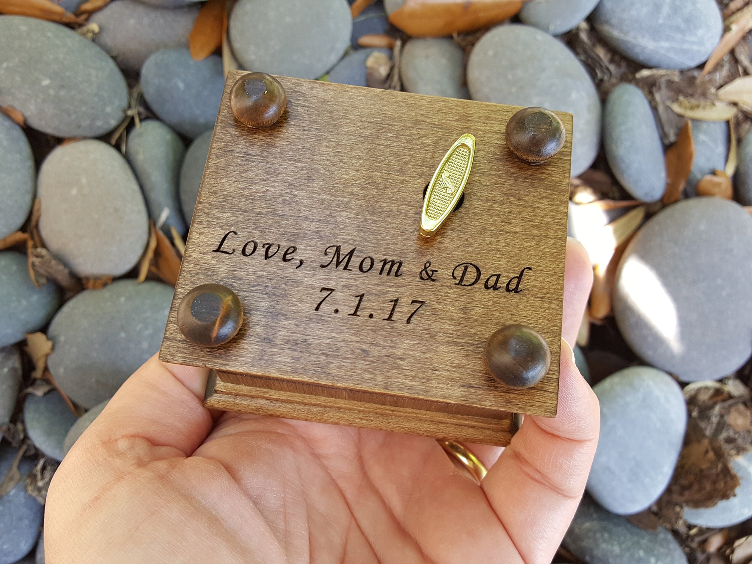 Handmade Personalized Music Box with Airplane Design - Unique Gift for Little Boys | Birthday, Christmas, Nursery Decor