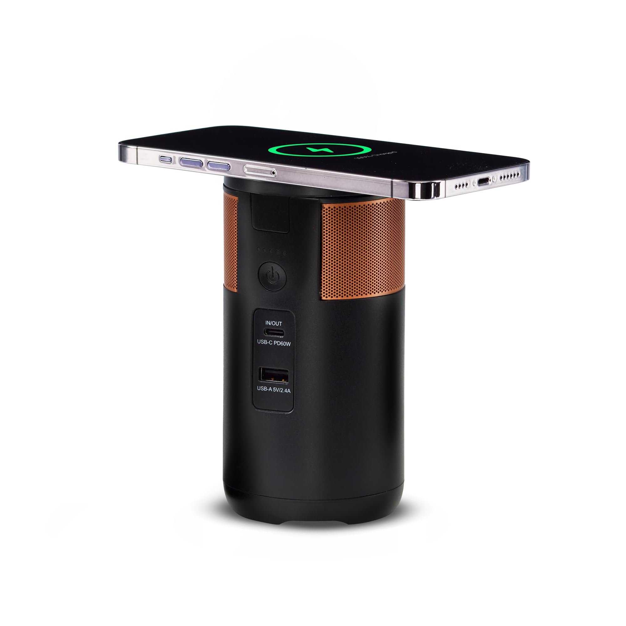 Duracell M100 Portable Power Station - Compact & Lightweight with Wireless Charging | Fast Charger for Laptops, Phones, Tablets, Smartwatches | Includes Charging Dock | Perfect for Camping, Travel & Emergency Power Backup