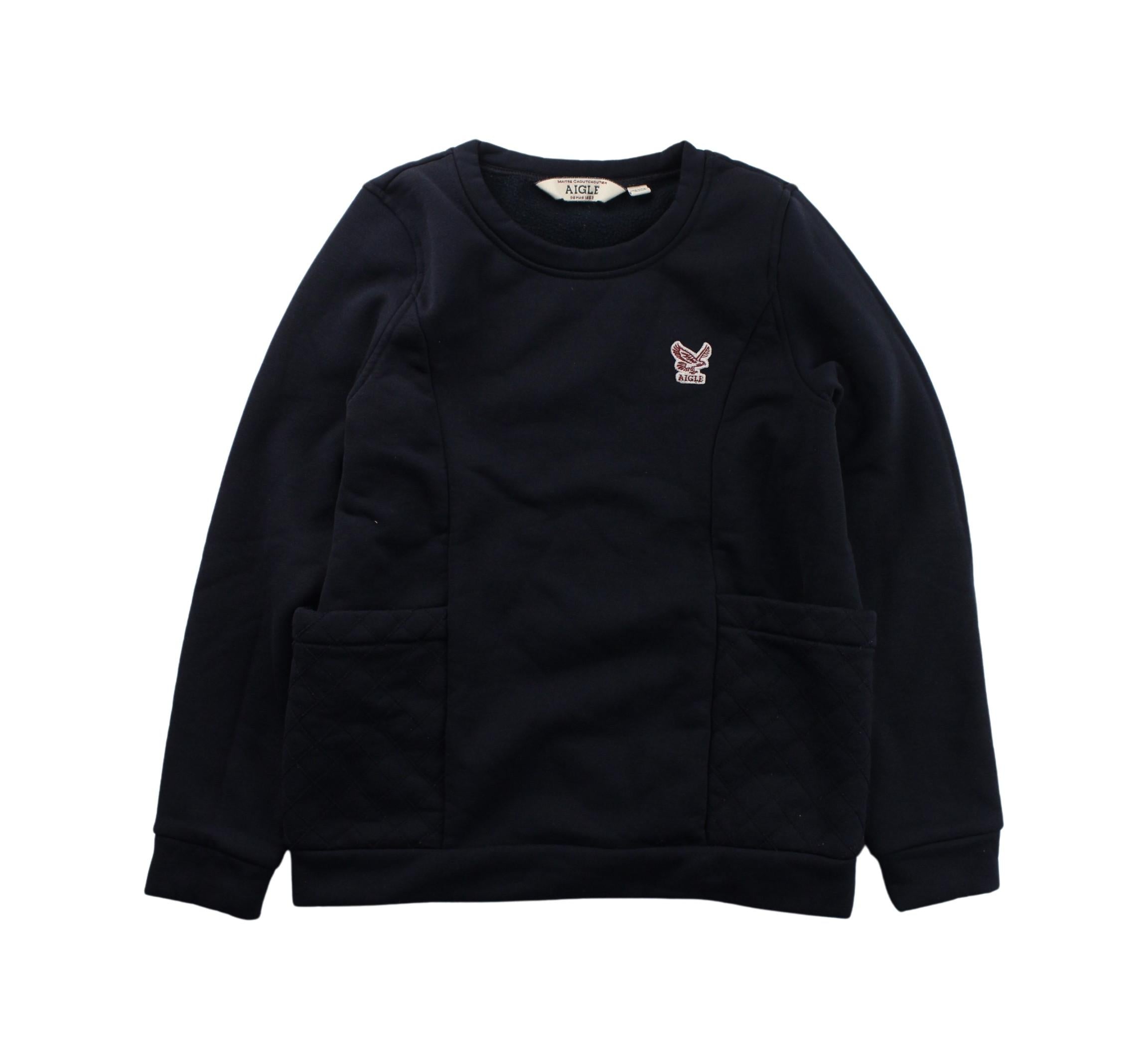 Aigle Crewneck Sweatshirt for Boys Age 10 - Soft Cotton Pullover Hoodie for Kids | School, Playground & Outdoor Activities