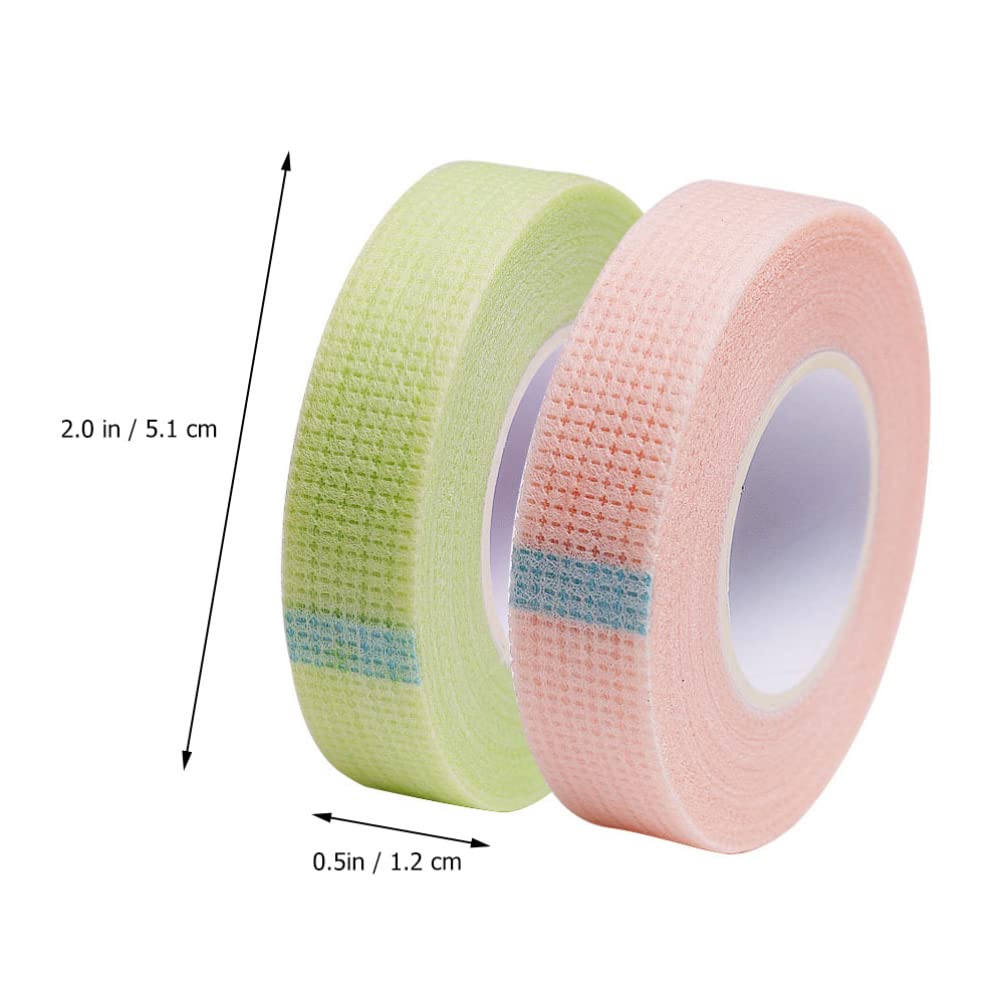 OSALADI 6 Rolls Lash Tape - Breathable Eyelash Extension Bands with Holes, Non-Woven Eyelash Separating Tape for Professional Lash Extensions & Eyeshadow Application - Perfect for Salon, Spa & Home Use