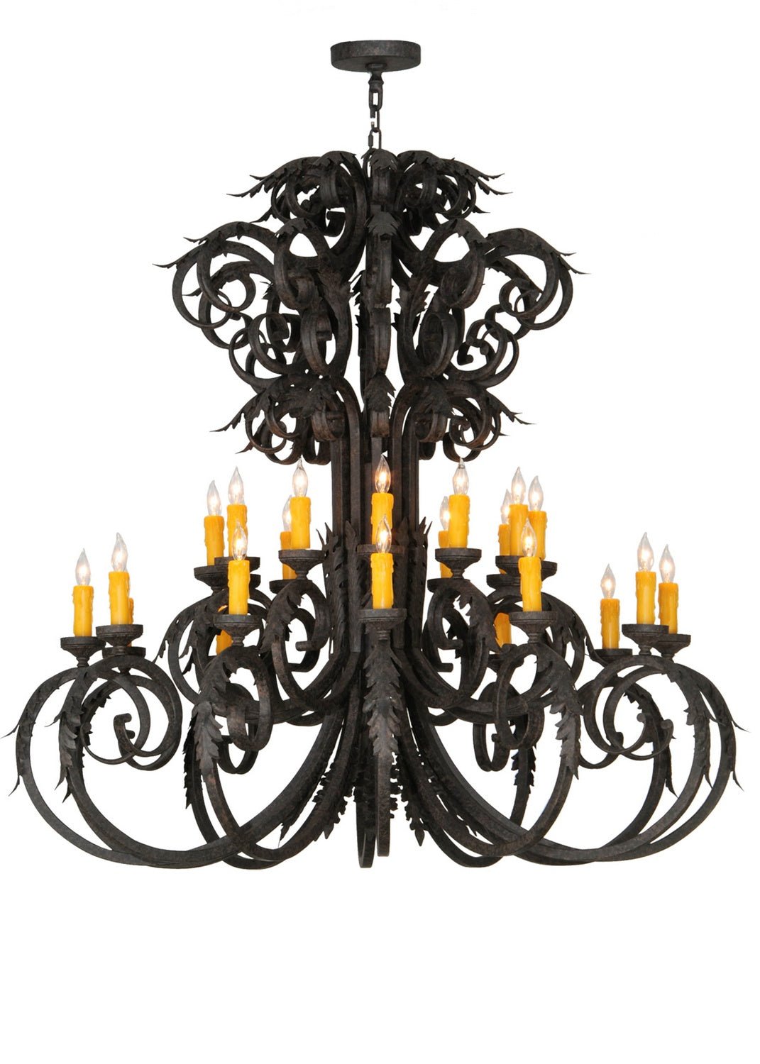 24-Light Crystal Chandelier for Dining Room - Modern Elegant Ceiling Light Fixture with LED Bulbs, Perfect for Home Decor, Wedding Venues & Luxury Interiors