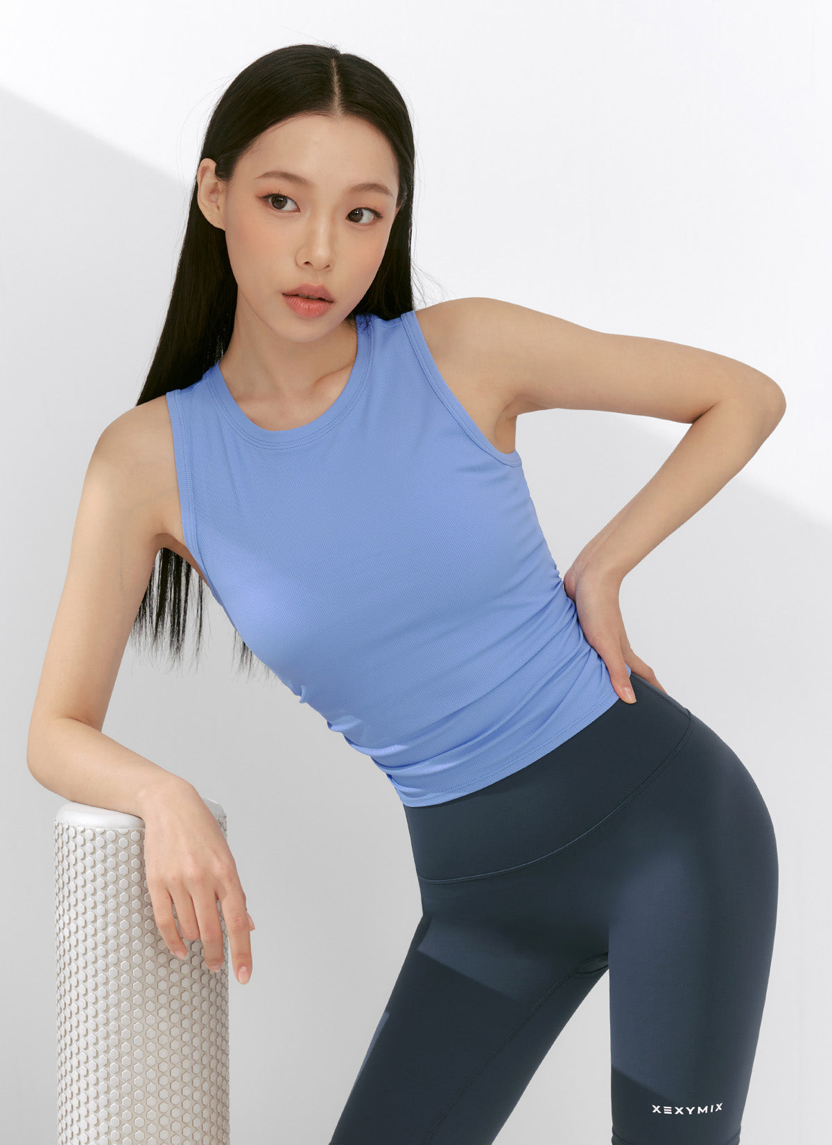 Ribbed Back Twist Sleeveless Top for Women - Trendy Summer Casual Wear - Perfect for Beach, Party & Date Night Outfits