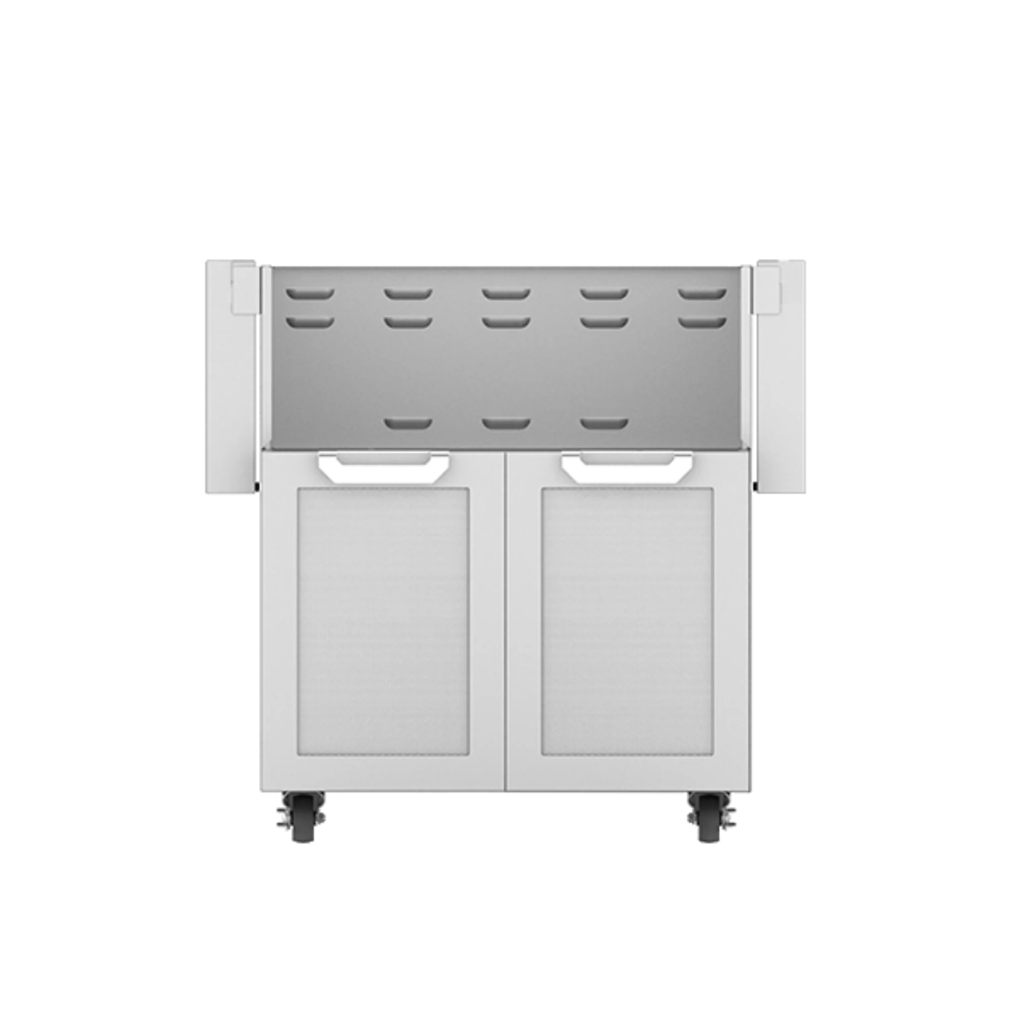 Hestan GCD30 30-Inch Outdoor Tower Cart with Double Doors - Heavy Duty Stainless Steel Storage Cabinet for Patio, Garden, and Poolside Use