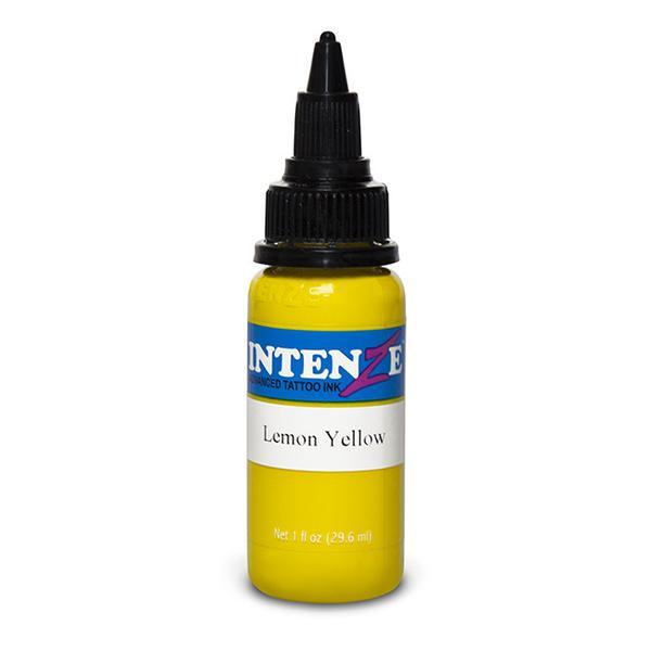 Intenze Lemon Yellow Tattoo Ink - Bright & Vibrant for Professional Tattoo Artists - Perfect for Bold Designs & Color Blending