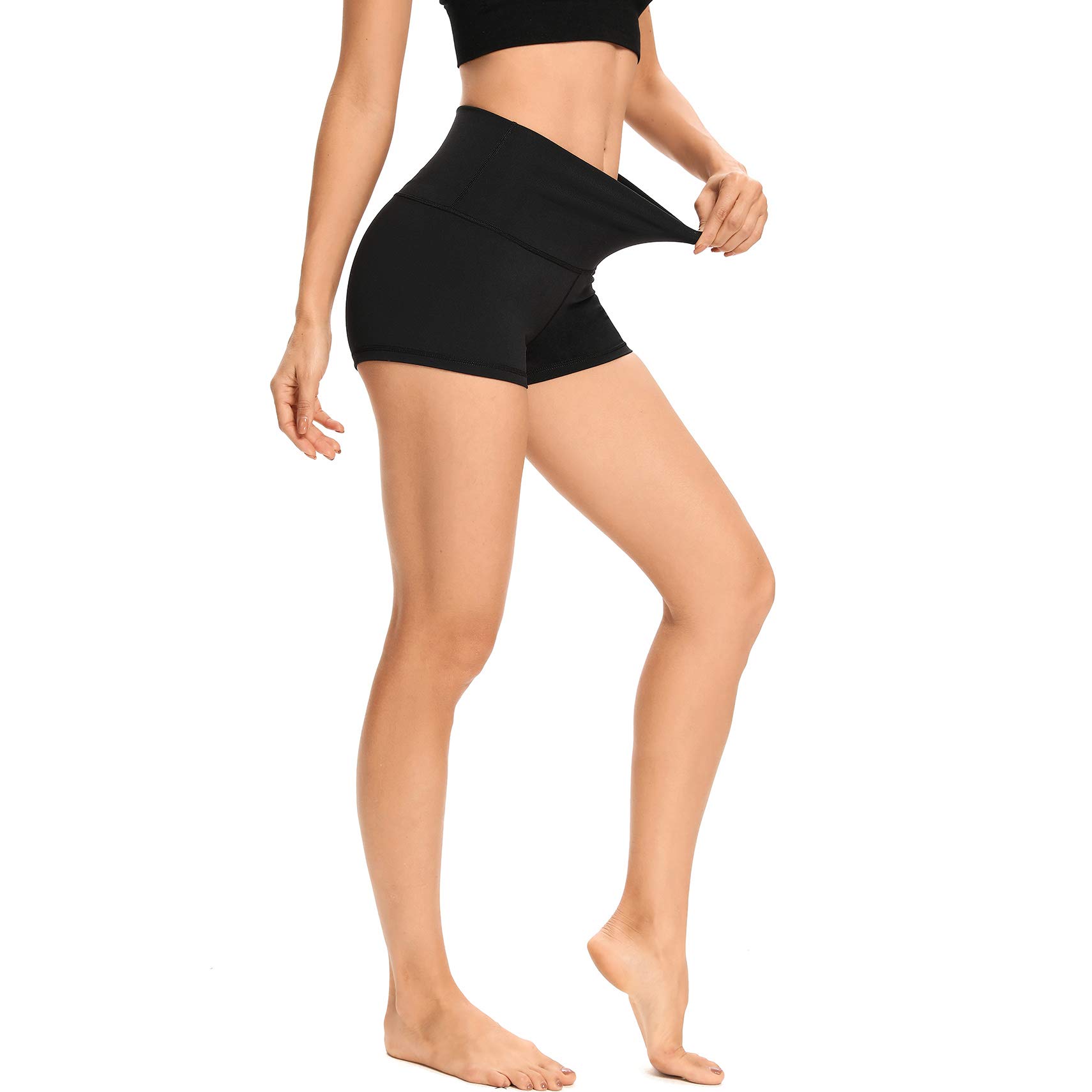 LXNMGO High Waist Yoga Shorts for Women - 2