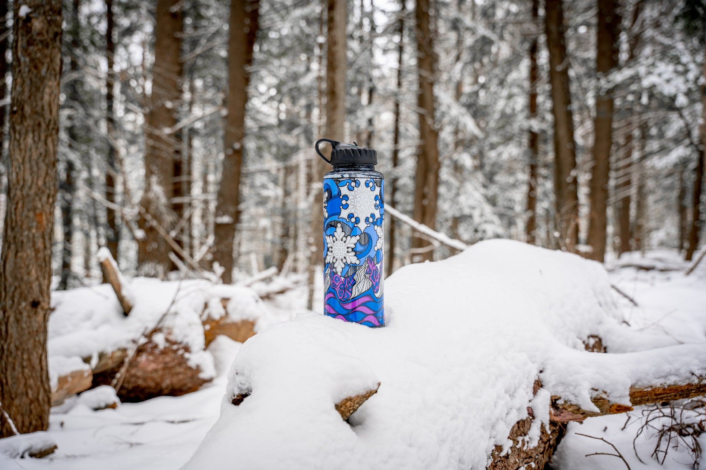Nalgene OG Protect Our Winters Water Bottle - 32oz & 48oz BPA-Free, Leak-Proof, Durable for Hiking, Camping & Outdoor Adventures