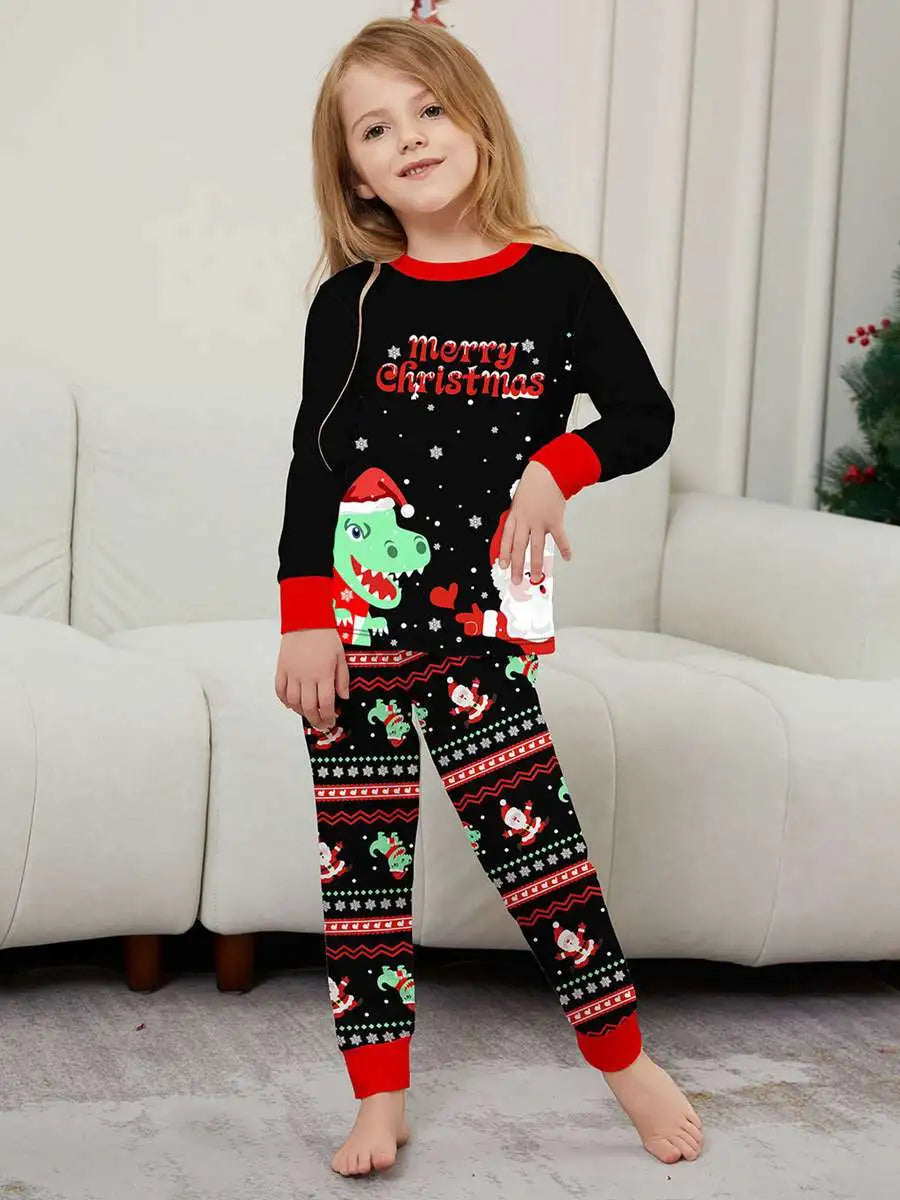 Dinosaur Christmas Matching Family Pajamas Set - Cozy Holiday PJS for Kids & Adults | Perfect for Family Photos & Christmas Morning