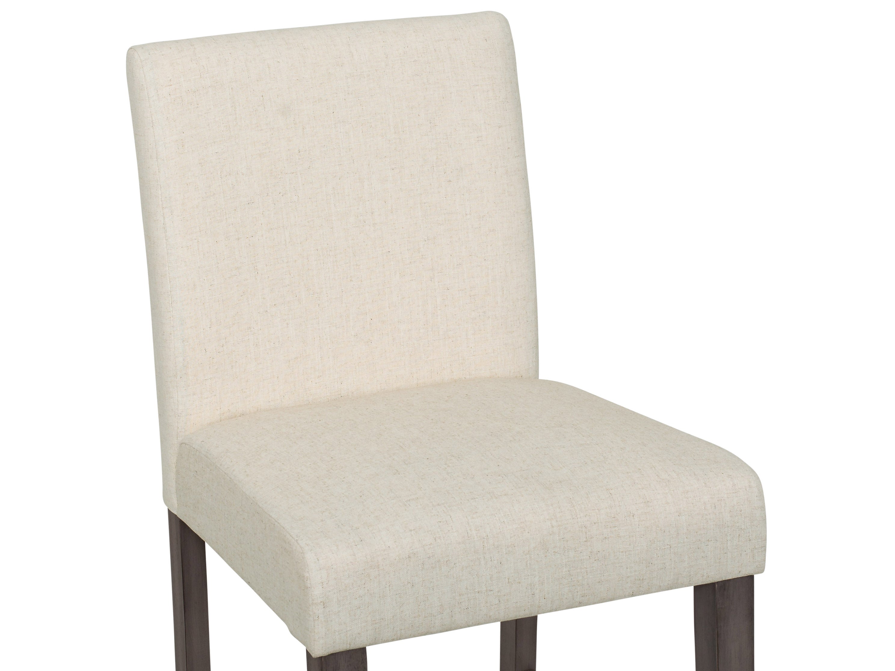 Beige Fabric Counter Height Stool - Adjustable Bar Stool for Kitchen Island, Breakfast Nook & Home Decor - Comfortable & Stylish Dining Chair