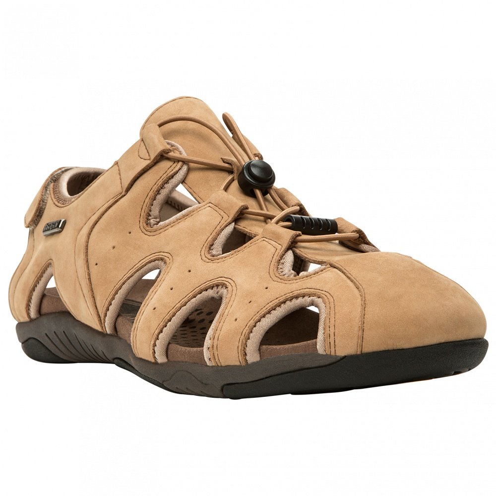 Propet Men's Sullivan Fisherman Sandal - Comfortable Outdoor Walking & Beach Sandals for Summer, Hiking, Travel & Casual Wear