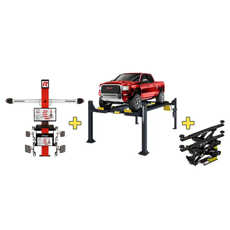 BendPak HDSO14AX Wheel Alignment Combo Lift - BP 5175893 | Professional Auto Repair & Tire Service Equipment for Shops & Garages