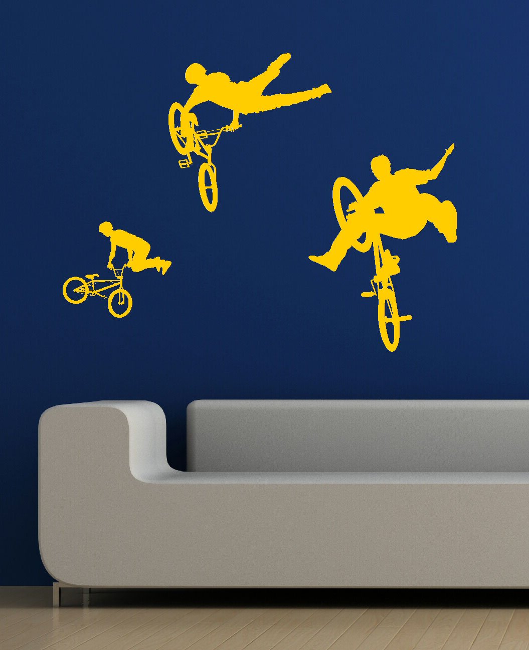 BMX Biker Wall Decals for Boys Room - 23
