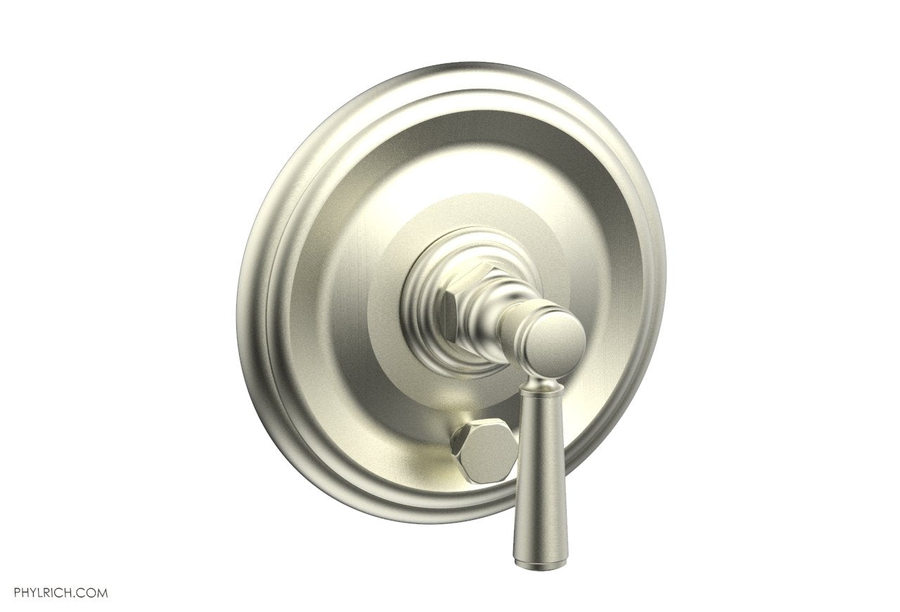 HEX TRADITIONAL Pressure Balance Shower Plate with Diverter and Handle Trim Set 4 096 - Chrome Finish Bathroom Fixture for Modern & Traditional Homes | Perfect for Master Bath, Guest Bath & Spa Renovations