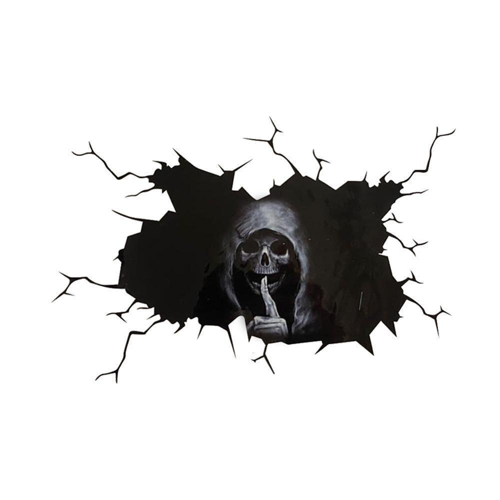 Spooky Halloween Skull Wall Decal Sticker - Gothic Home Decor for Party, Haunted House & Seasonal Celebration