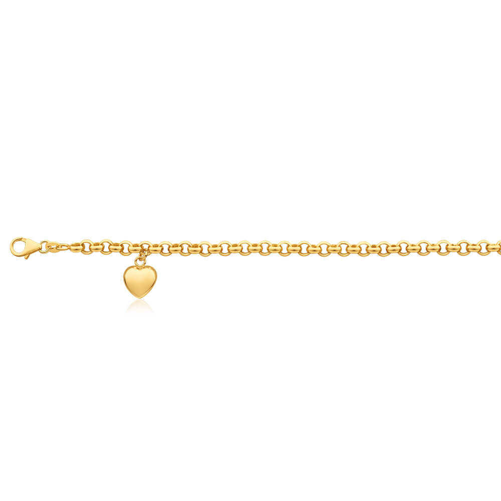 9ct Yellow Gold Silver Filled Belcher Anklet - Elegant Adjustable Ankle Bracelet for Women, Perfect for Beach, Summer & Boho Fashion