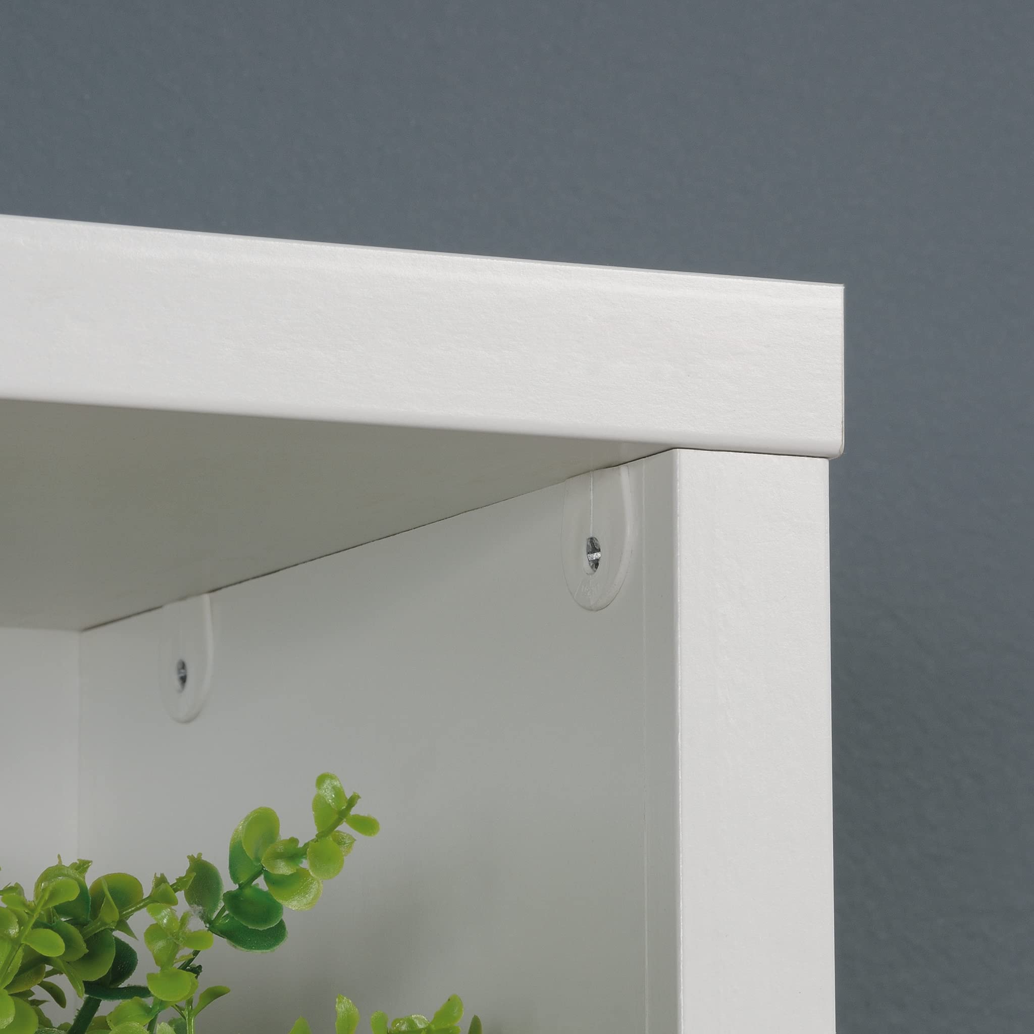 Sauder 5-Shelf Bookcase for Living Room, Home Office & Bedroom - Soft White Finish Storage Shelf for Books, Decor & Organizing