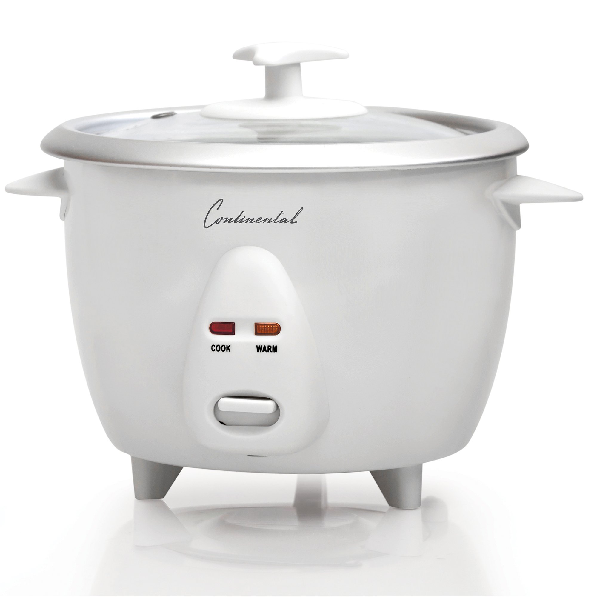 **Continental Electric CE23201 6-Cup Rice Cooker - Perfect for White Rice & Uncooked Grains | Compact 3-Cup (Cooked) Capacity | Ideal for Dorms, Small Kitchens & Quick Meals**