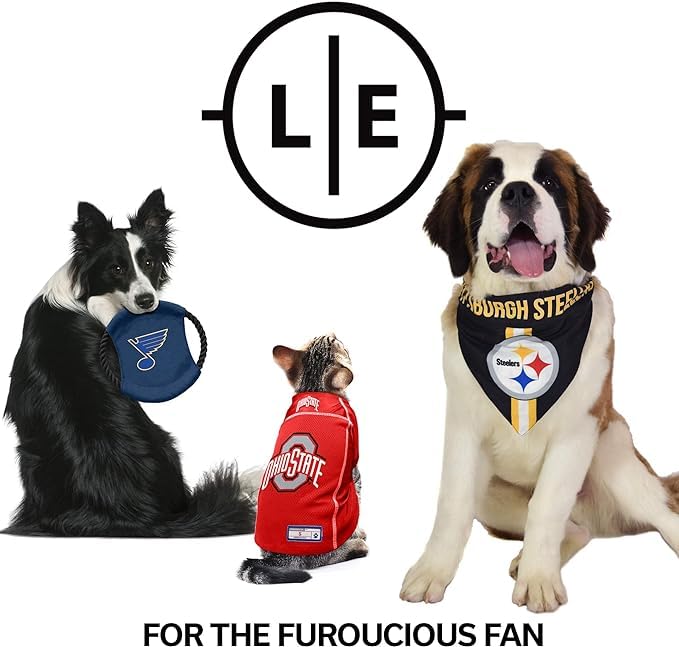 Littlearth NCAA Stretch Pet Jersey - Officially Licensed College Team Apparel for Dogs - Perfect for Game Day, Pet Costume Parties & School Spirit Events