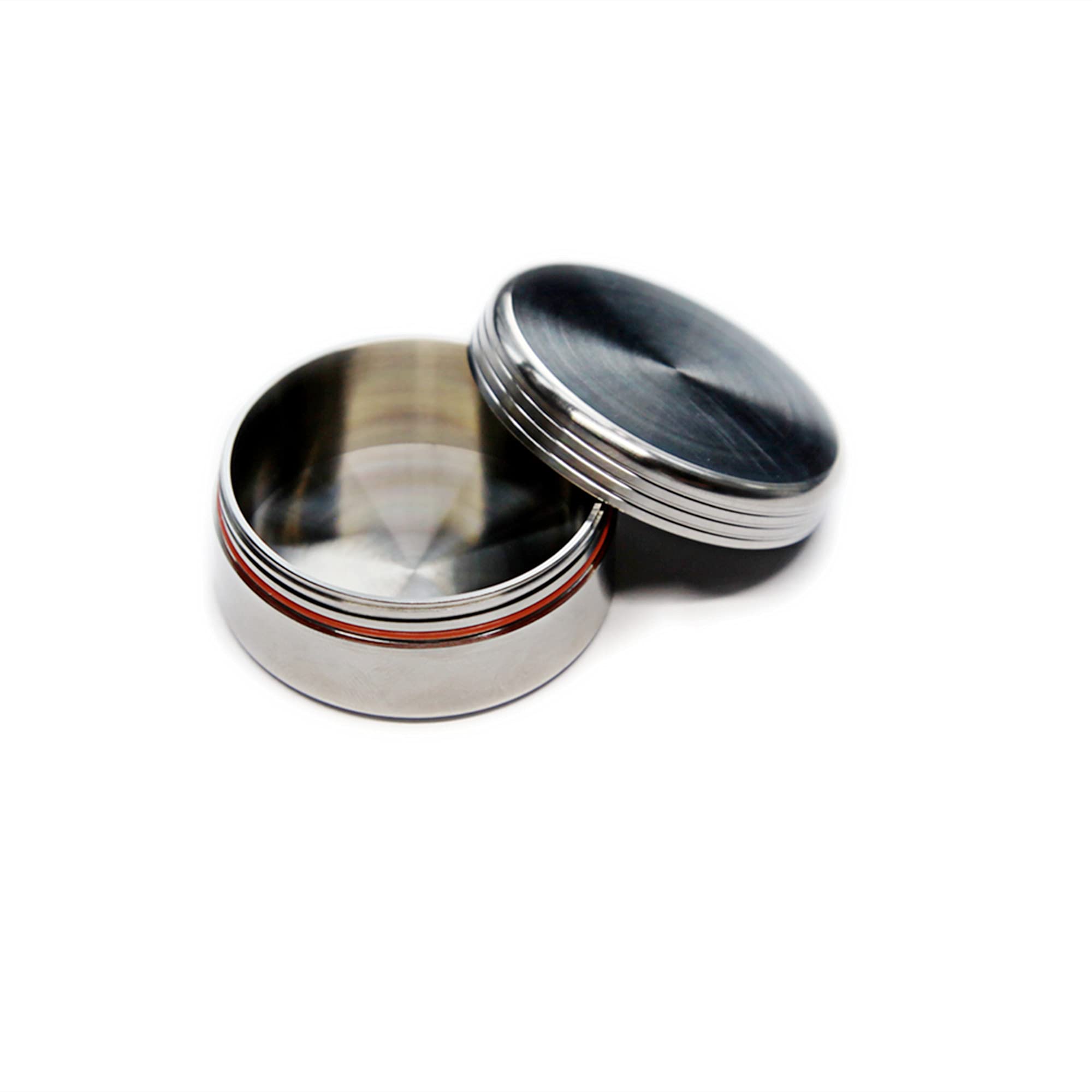Premium Titanium Waterproof Pill Case - Compact EDC Emergency Capsule Holder, Durable Metal Storage Box for Camping, Hiking & Travel (Silver) - Perfect for Outdoor Adventures & Daily Medication Organization