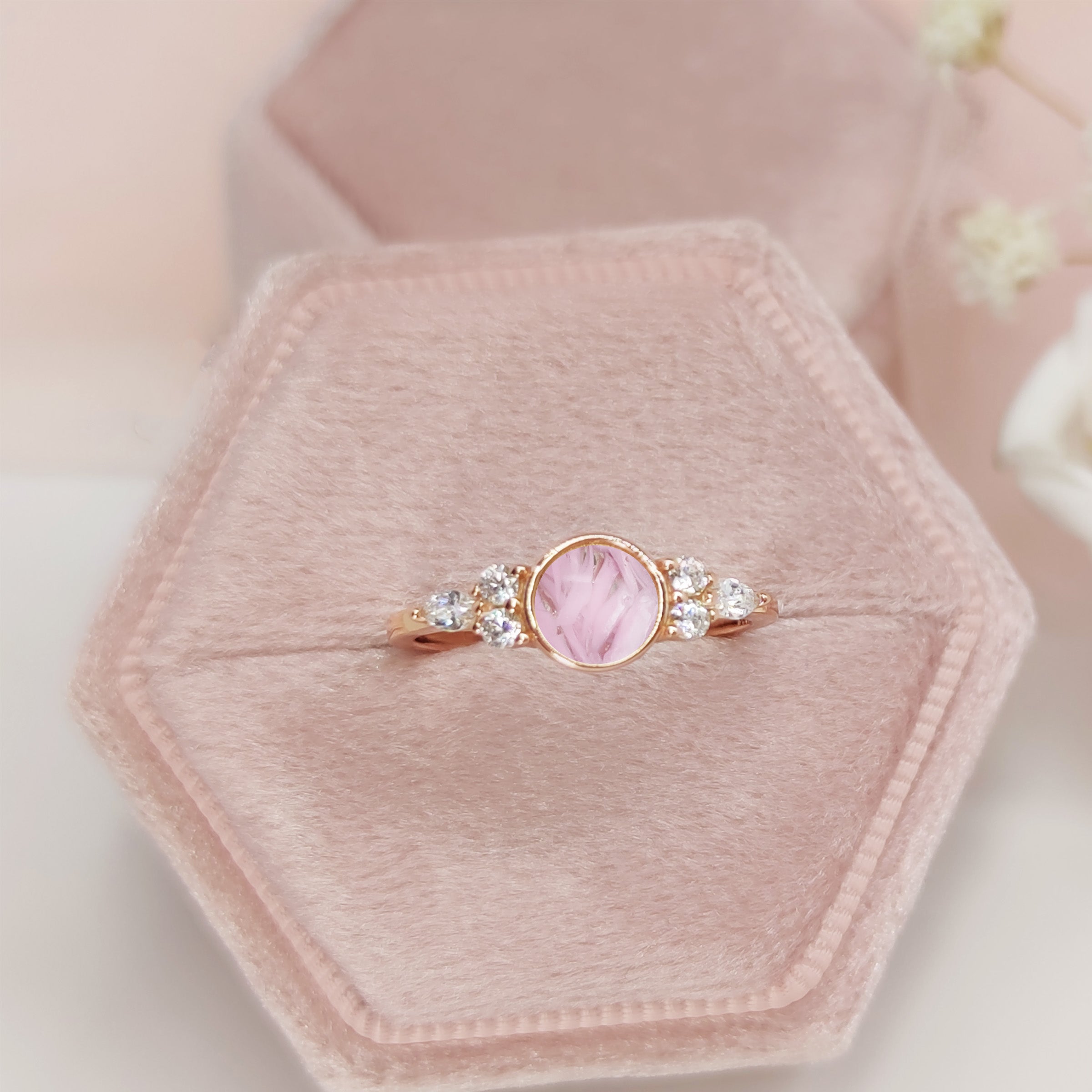 LactaGems: 14K Solid Gold Pregnancy Test Ring - Elegant Jewelry Gift for Expecting Mothers, Baby Showers & Gender Reveals
