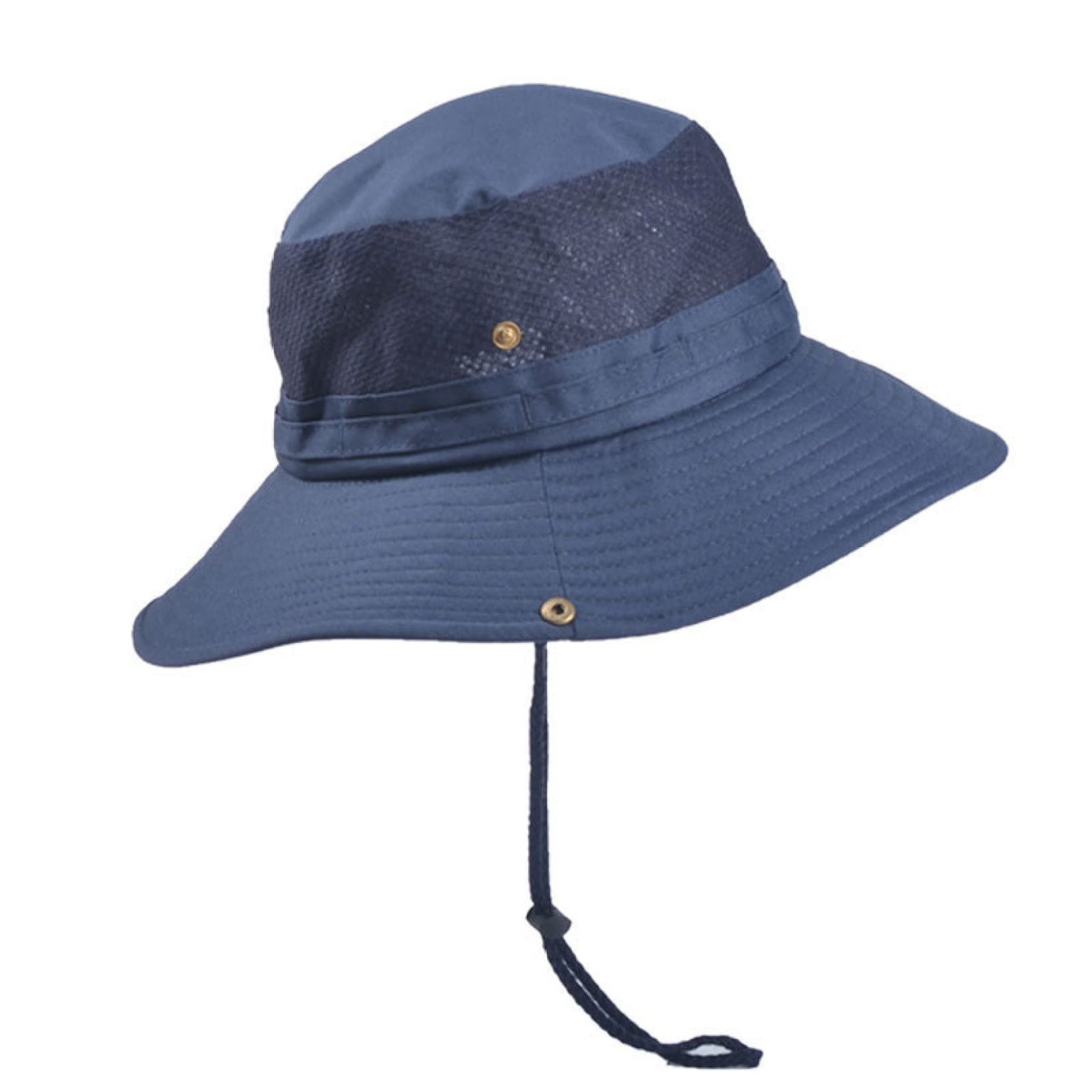 Men's & Women's Sun Hats - UV Protection Wide Brim Bucket Hats, Breathable Mesh Summer Fishing & Beach Caps for Outdoor Activities