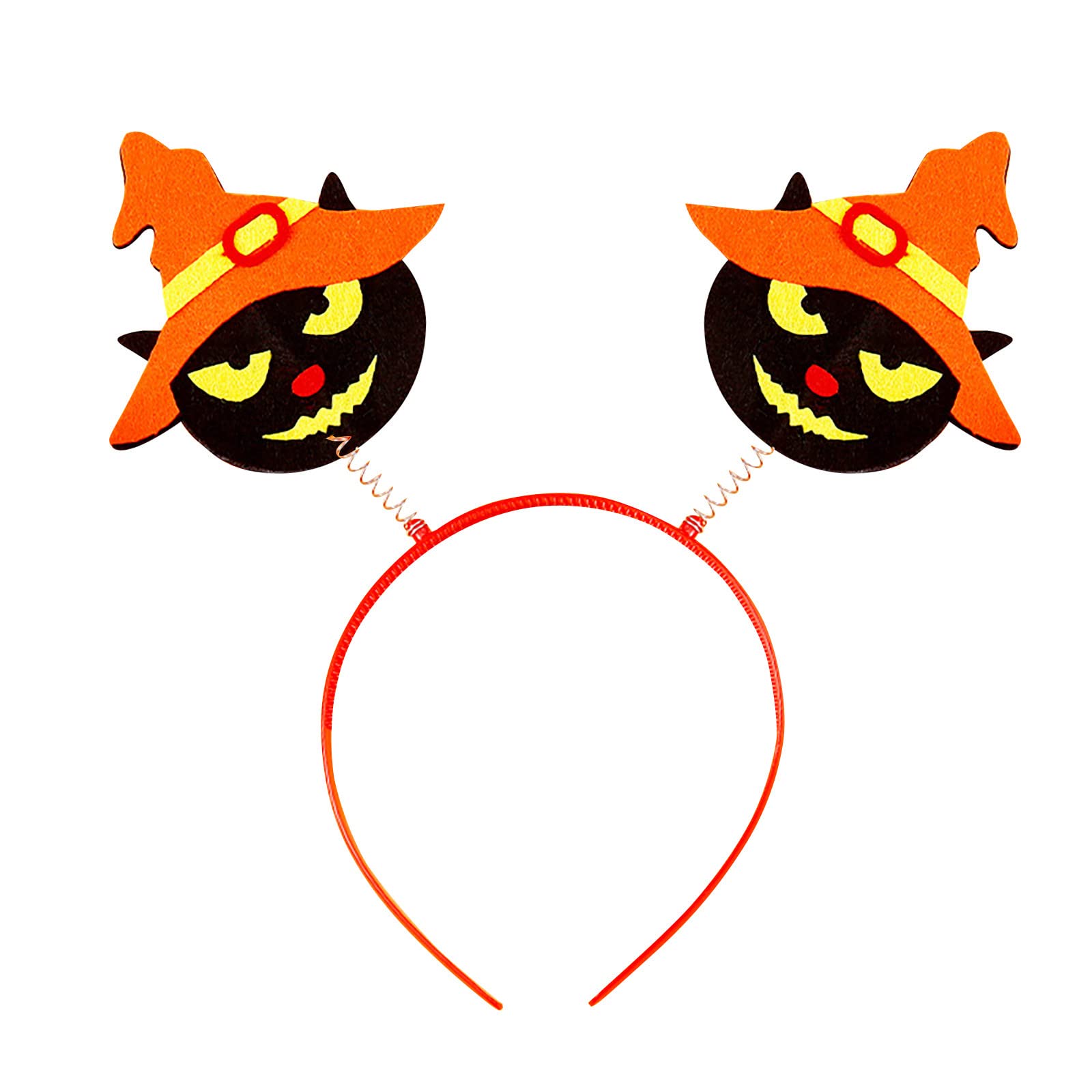 Halloween Hair Bands with Handle - DIY Trick or Treat Hair Accessories, Party Hats & Dress Up Favors for Kids & Adults - Perfect for Halloween Parties, Costume Events & Trick or Treating (Pack of 1, One Size)
