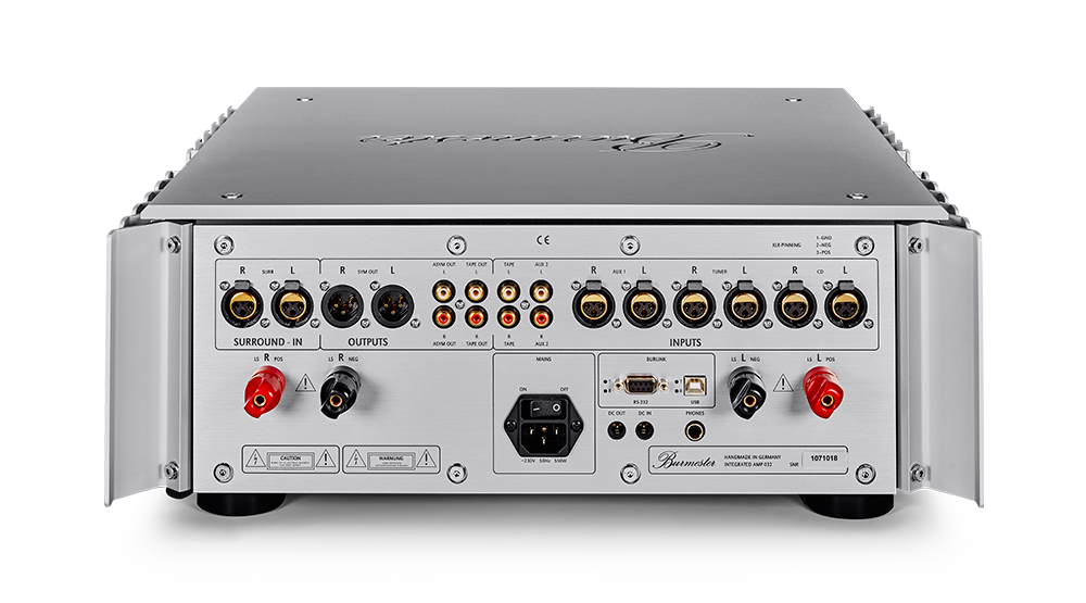 Burmester 032 Classic Line Integrated Stereo Amplifier - High-End Audio System for Home Theater & Music Listening