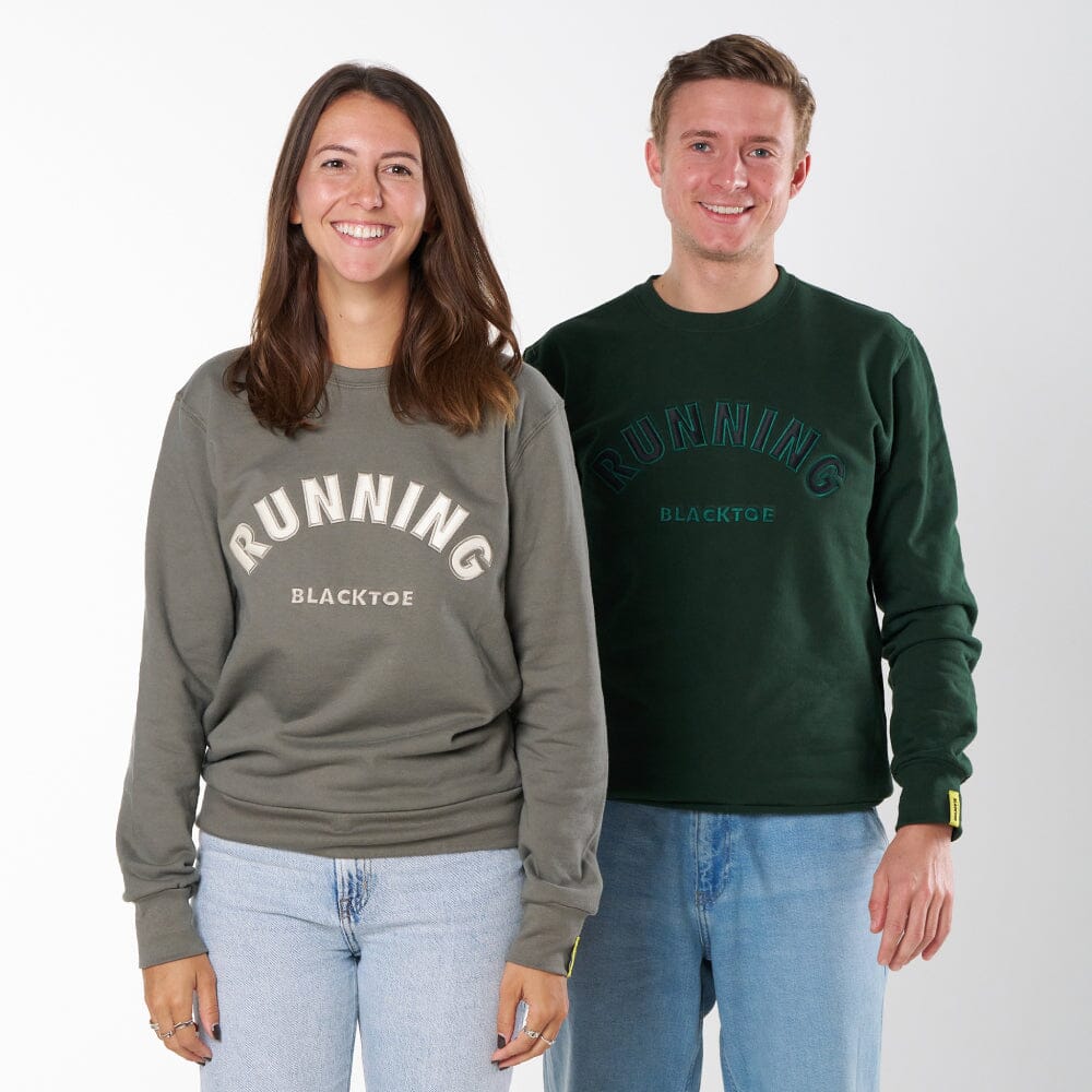 BlackToe Unisex Classic Crew Neck Sweatshirt - Soft Cotton Pullover for Men & Women - Casual Lounge Wear, Street Style, Gym & Everyday Comfort