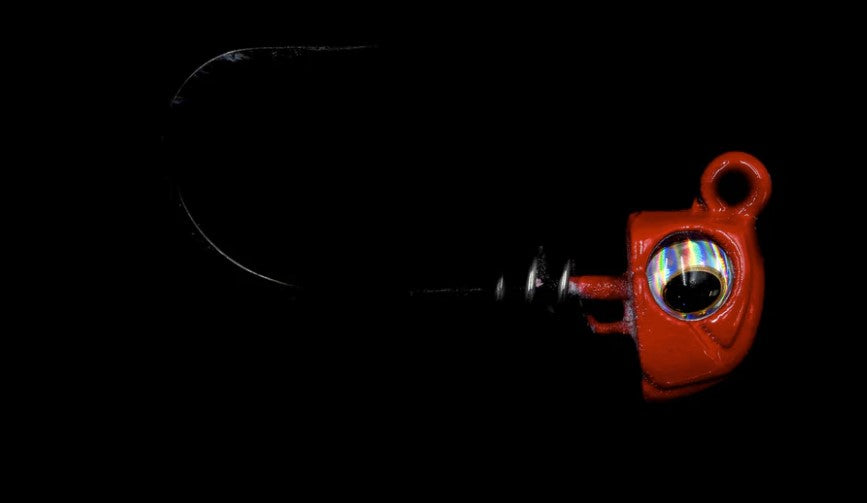 NLBN No Live Bait Needed Hot Heads Screw Lock Jig Heads for 3 Paddle Tails - Saltwater & Freshwater Fishing Lures for Bass, Trout, and Walleye - Perfect for Kayak, Shore, and Boat Fishing