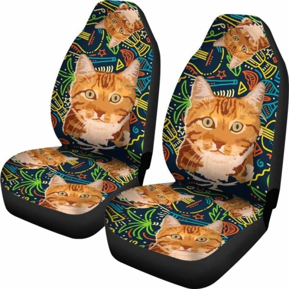 Premium American Shorthair Cat Car Seat Cover - Universal Fit for Cars, SUVs & Trucks (Model 5 112428) - Protect Your Vehicle from Pet Hair, Scratches & Dirt - Perfect for Road Trips, Daily Commutes & Pet Travel
