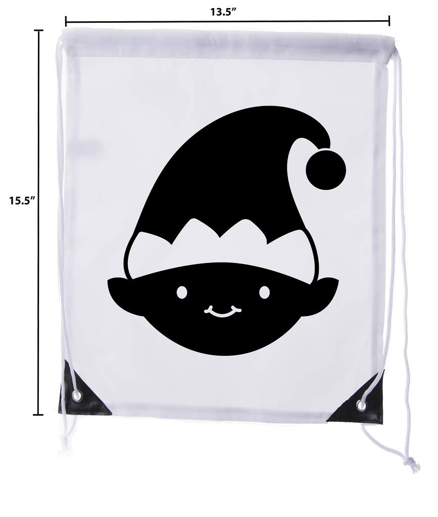 Christmas Gift Bags 6-Pack White - Holiday Party Favor Bags for Secret Santa, Office Exchange, Classroom Treats & Festive Celebrations | Premium Quality CA2500 Christmas S9