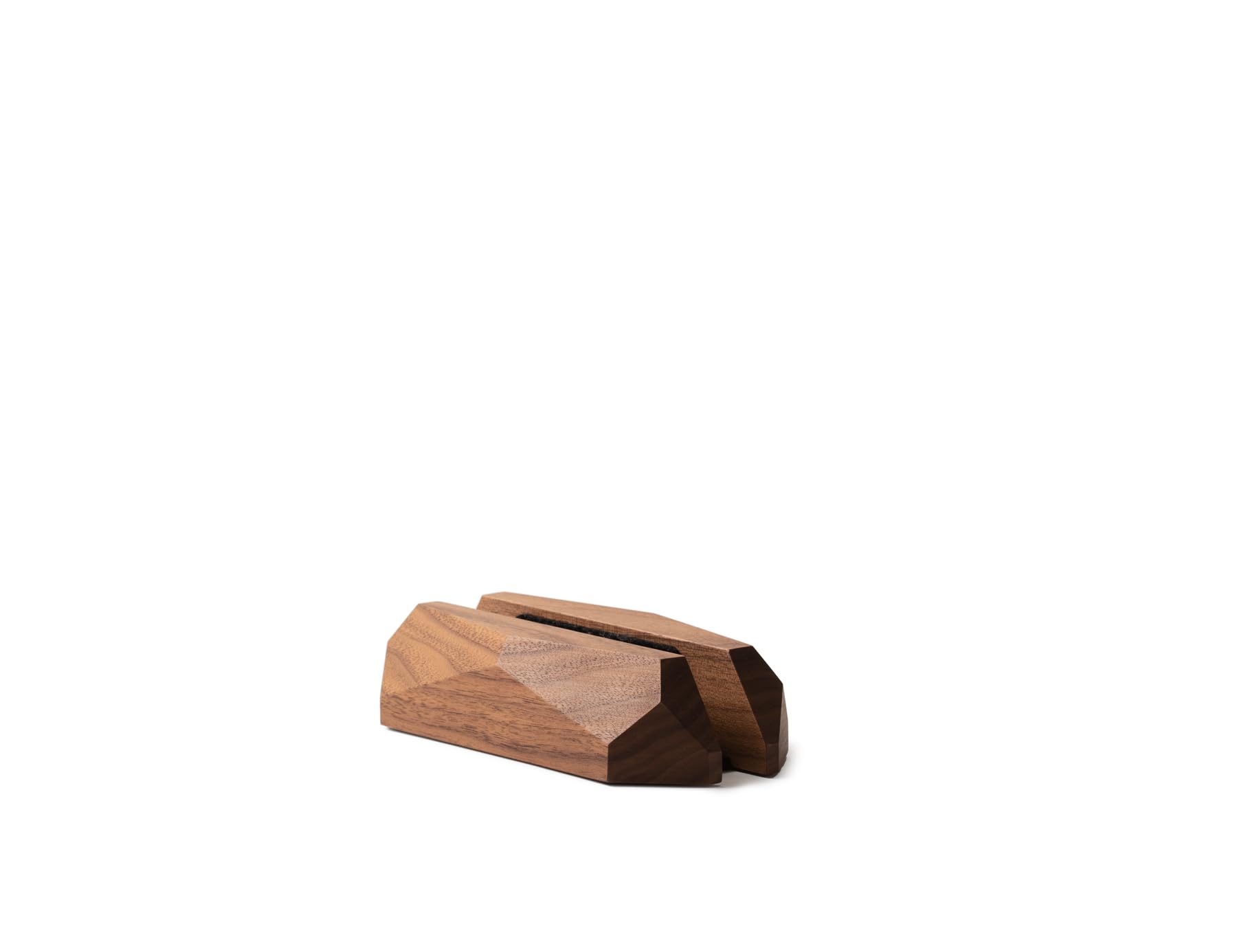 Premium Oakywood Vertical Laptop Stand - Adjustable Walnut & Oak Wooden Dock for MacBook Pro/Air, iPad - Handmade Computer Stand for Home & Office Workspace Organization