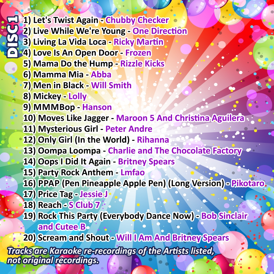 Mr Entertainer Big Karaoke Hits of Kids Party Vol. 3 - Fun Children's Sing-Along Songs for Birthday Parties & Family Gatherings