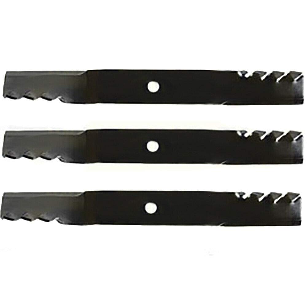 3 Pack Replacement Mower Blades for John Deere 2210 2305 2320 2520 2720 Tractors - Model M158112 - Perfect for Lawn Maintenance & Grass Cutting