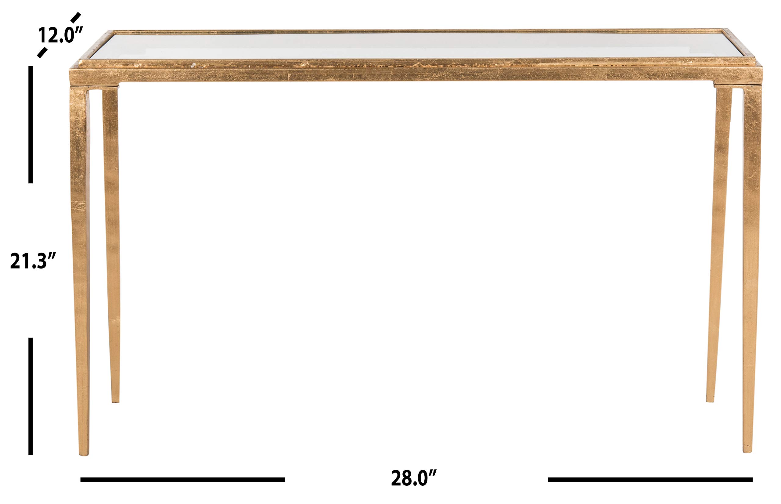 SAFAVIEH Home Collection Juliana Gold Coffee Table - Stylish Modern Living Room Furniture for Small Spaces & Apartments - Perfect for Coffee, Books & Decor