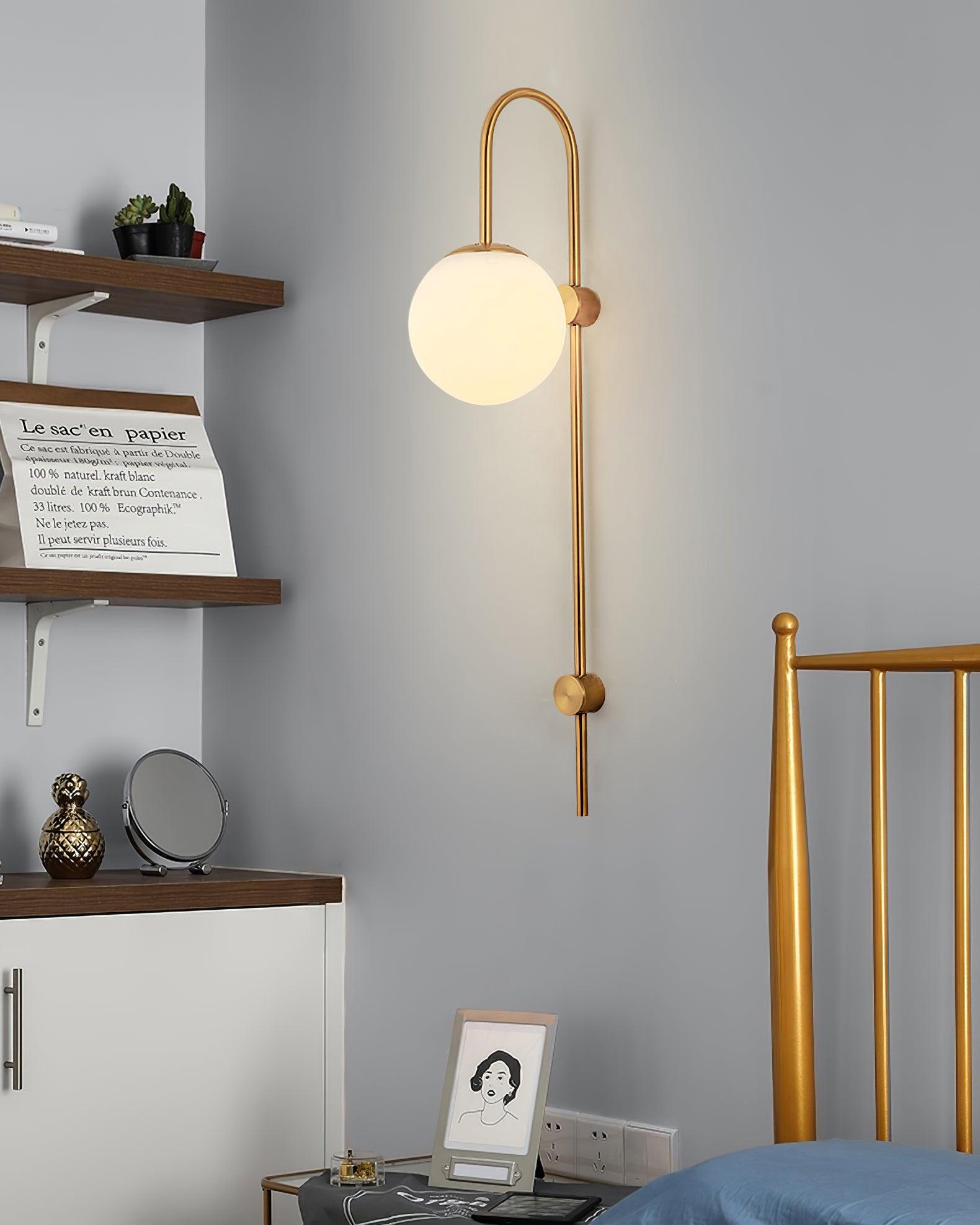 Erikson Wall Sconce - Modern LED Light Fixture for Bedroom, Living Room & Hallway - Dimmable Indoor Lighting for Home Decor