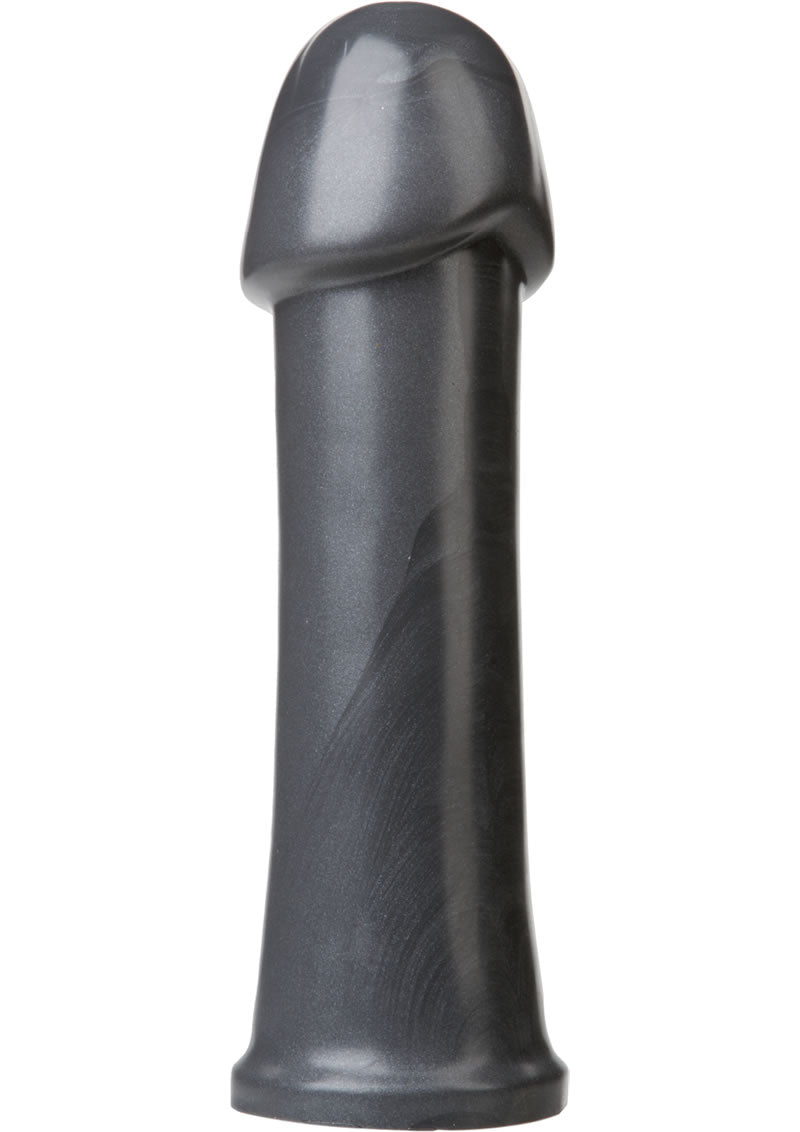 American Bombshell B-10 Torpedo Dildo 9.9 Inch Gun Metal - Premium Adult Toy for Couples & Solo Play, BDSM & Fantasy Roleplay