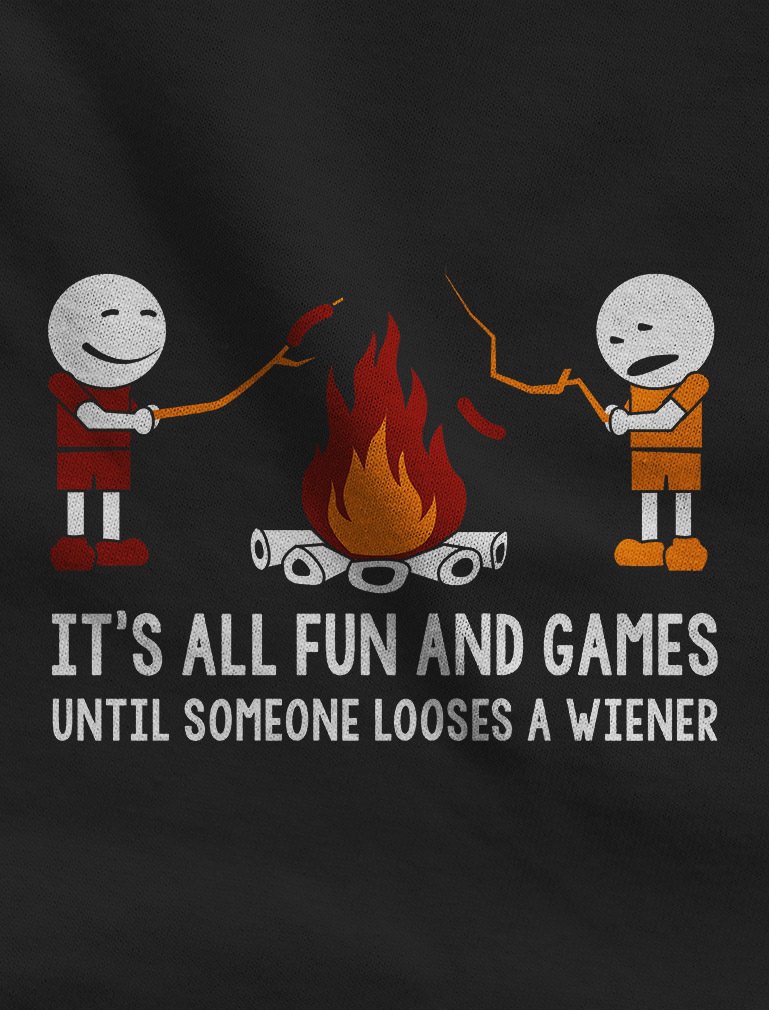 TeeStars Women's Funny 'It's All Fun And Games Until Someone Loses A Weiner' Hoodie - Cozy Pullover Sweatshirt for Casual Wear, Gifts & Humor Lovers