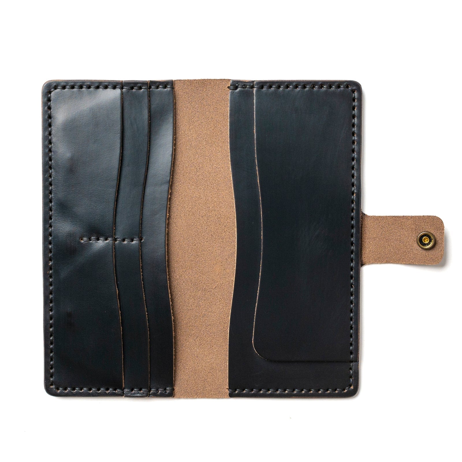 Genuine Leather Checkbook Wallet for Men & Women - Slim RFID Blocking Bifold Wallet with Checkbook Holder - Perfect for Business, Travel, and Everyday Use