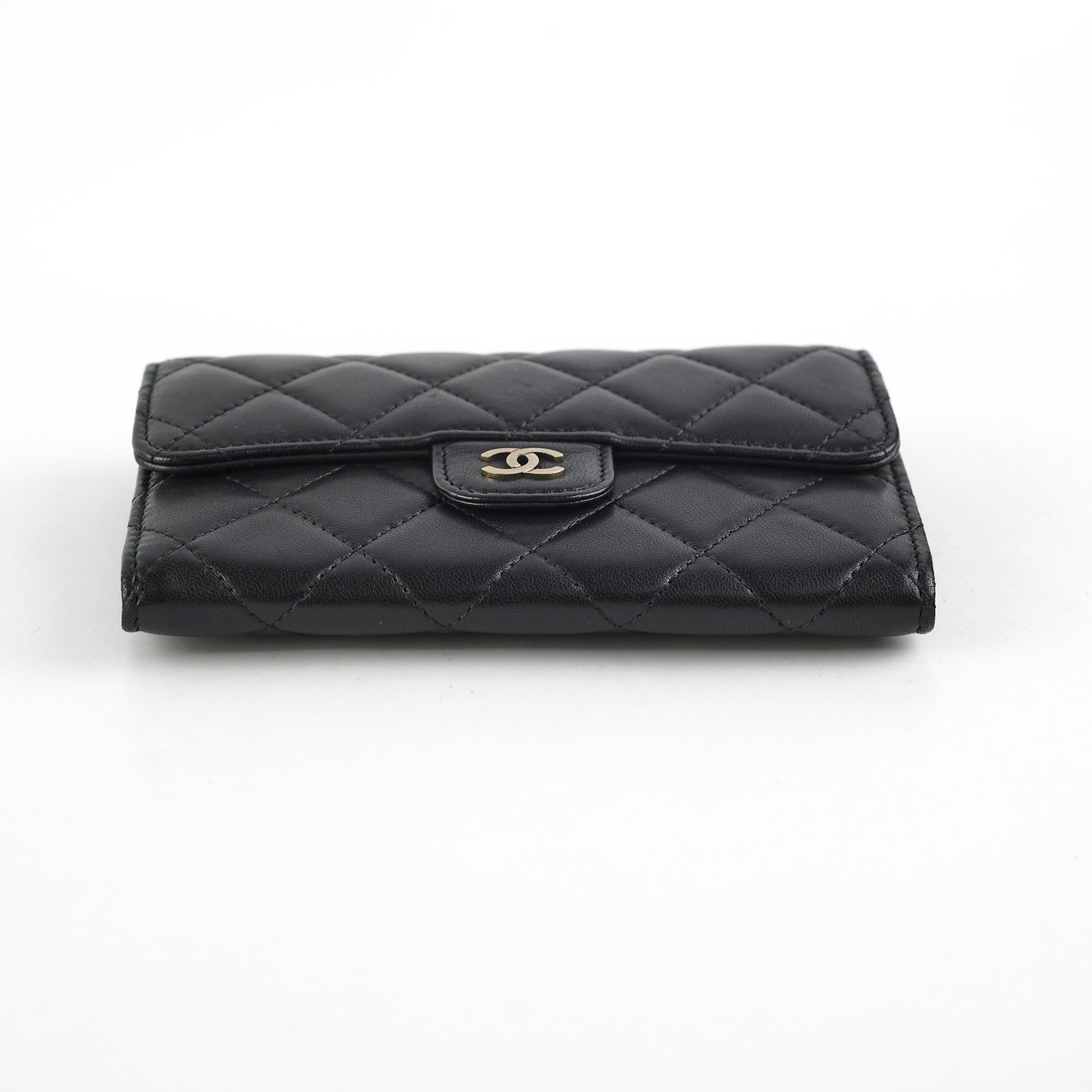 Chanel Lambskin Black Wallet Series 19 - Luxury Leather Card Holder for Women | Perfect for Everyday Use, Travel & Gift Giving