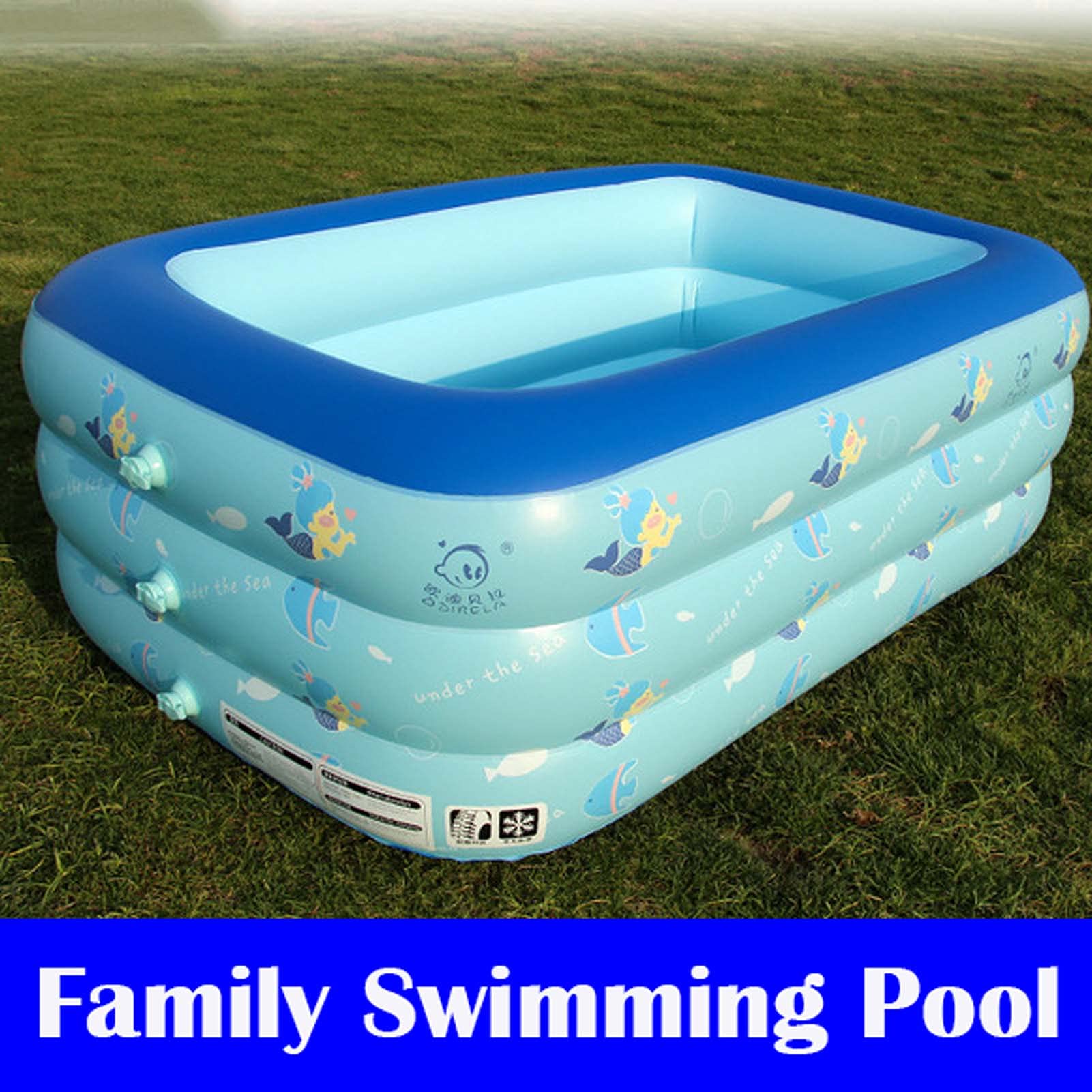 **103x69x24 Inch Inflatable Pool – Large Blow Up Swimming Pool for Adults & Kids – Family-Sized Above Ground Rectangle Lounge Pool – Perfect for Garden, Backyard, and Outdoor Relaxation**    *(Ideal for Summer Parties, Family Fun, Kids Playtime, and Backyard Lounging)*