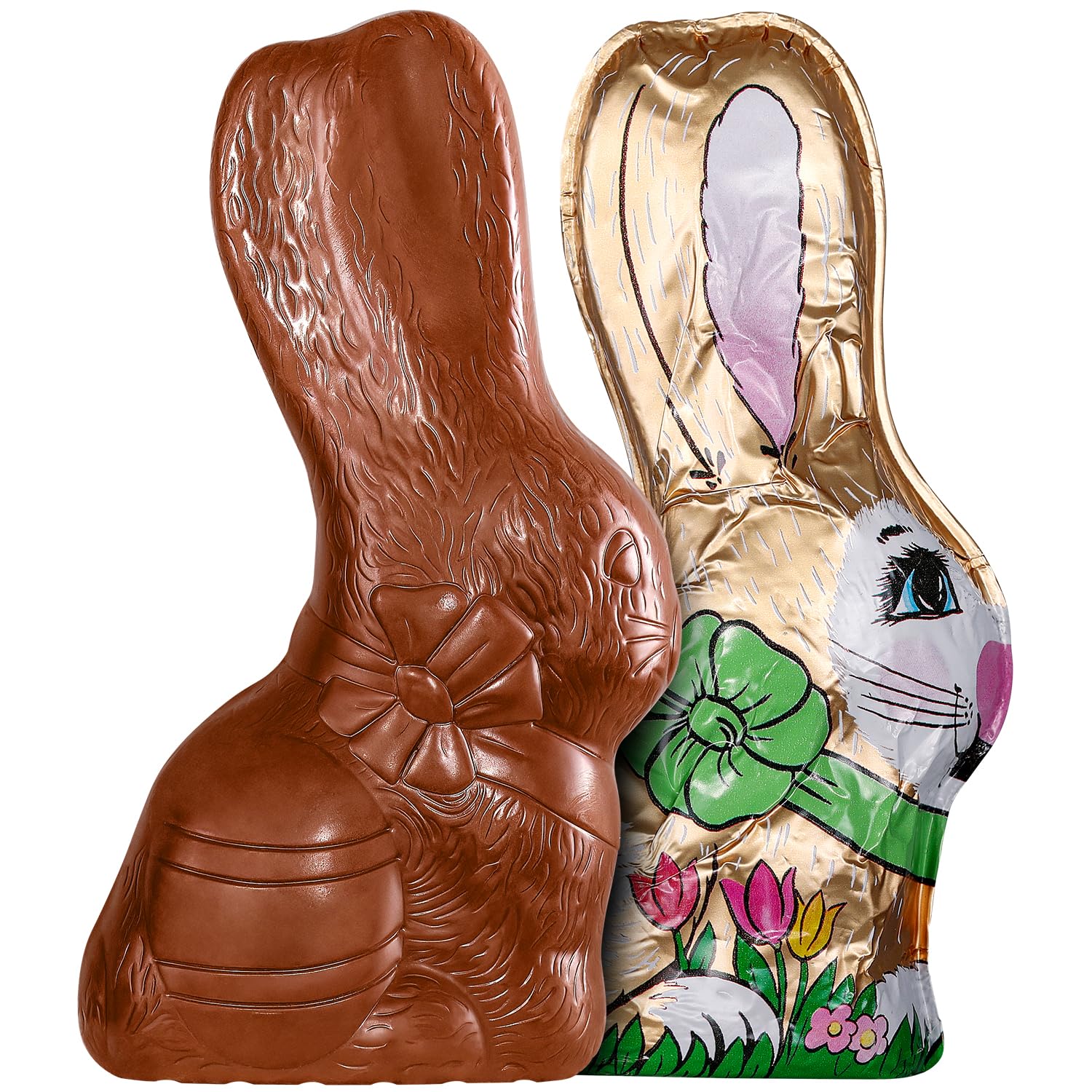 Premium 8 oz Madelaine's Milk Chocolate Easter Bunny - Delicious Semi-Solid Chocolate for Easter Baskets, Party Favors, Holiday Gifts & Festive Decorations - Perfect for Easter Celebrations, Egg Hunts & Spring Gatherings